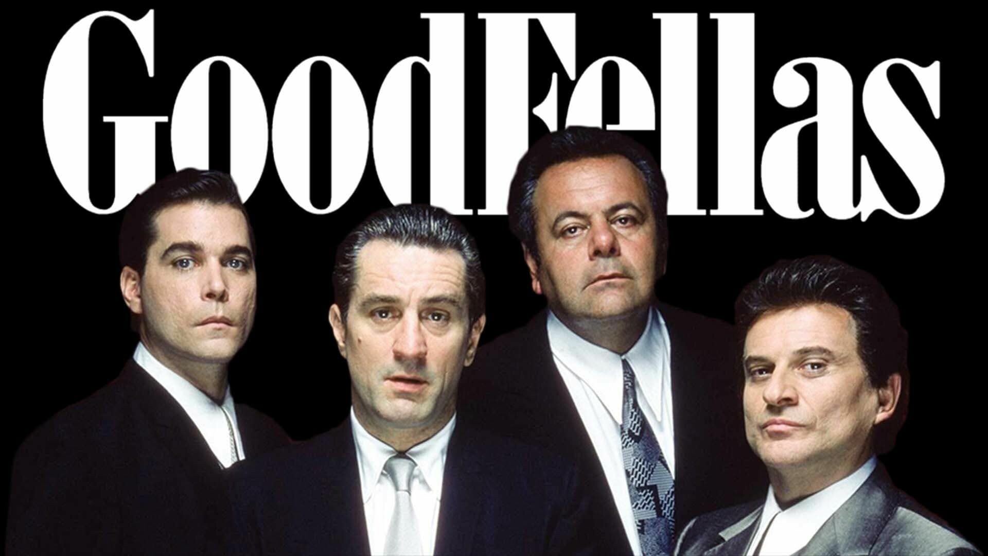 Goodfellas: Script by Nicholas Pileggi, Robert De Niro, Ray Liotta, Joe Pesci, Paul Sorvino. 1920x1080 Full HD Wallpaper.