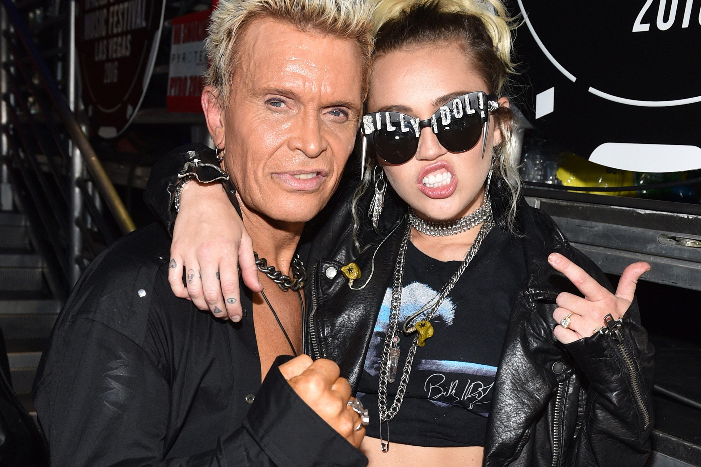 Billy Idol, Collaboration with Miley Cyrus, Star snaps, Page Six exclusive, 2320x1550 HD Desktop