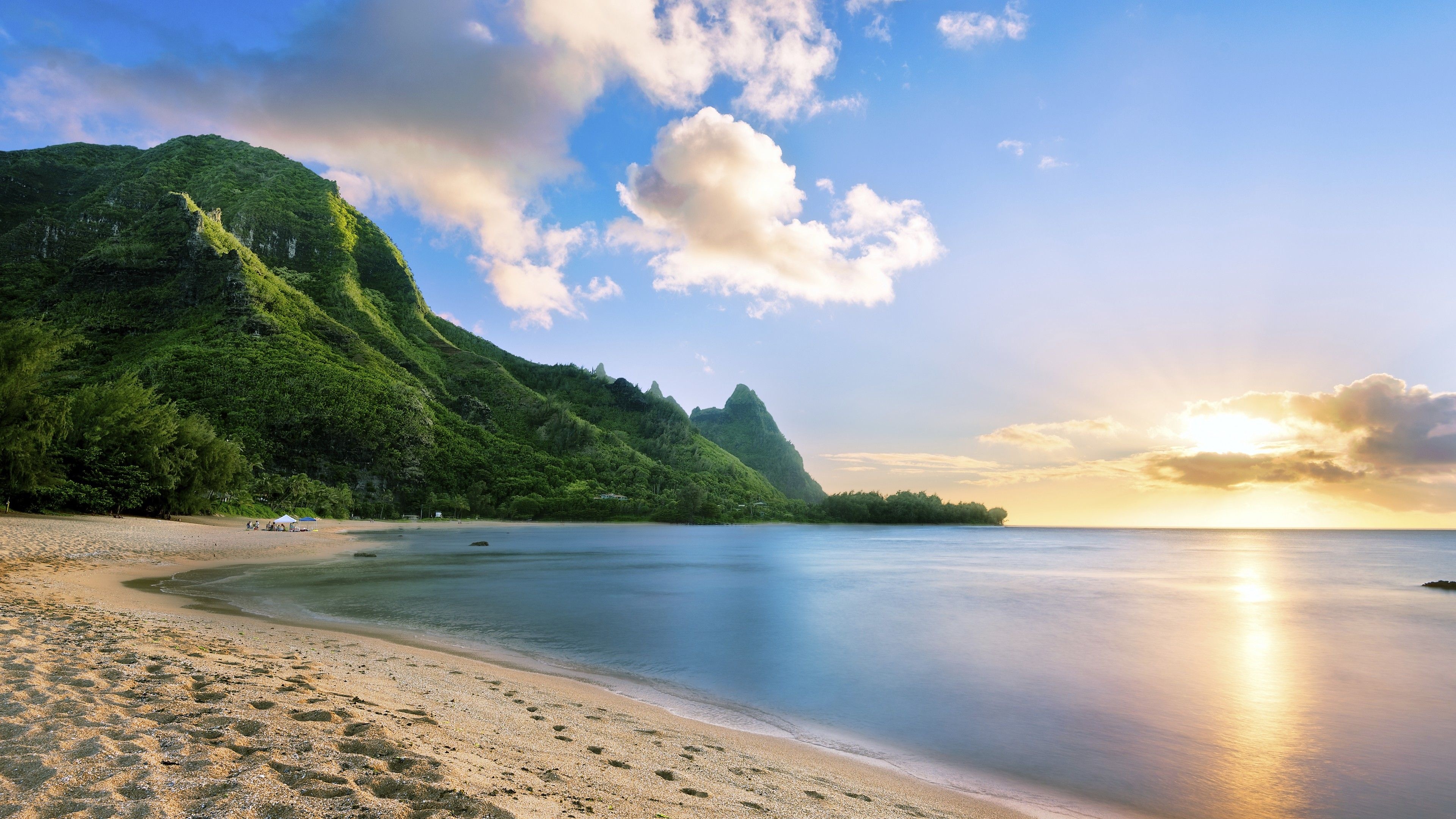 Hawaiian Beach, 4K Delight, Tropical Beauty, Oceanic Bliss, 3840x2160 4K Desktop