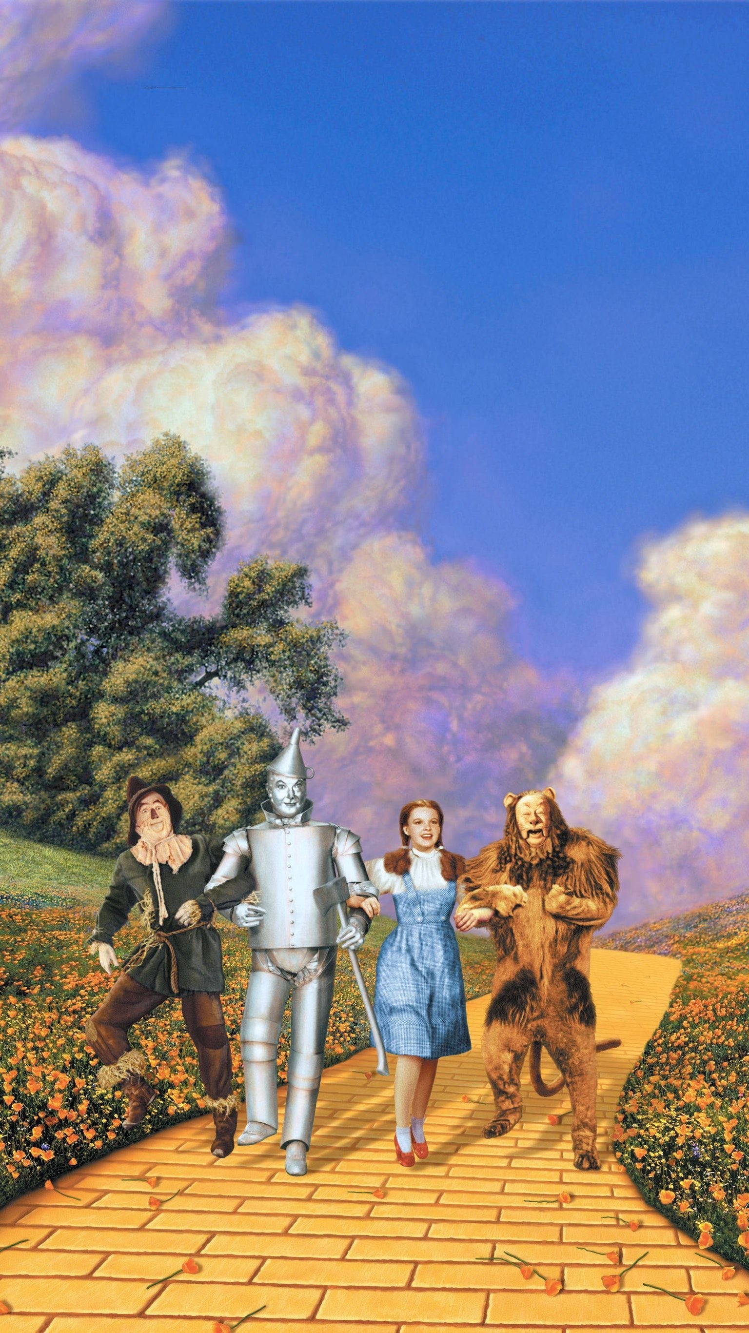 The Wizard of Oz, Fantasy film, Iconic characters, Magical journey, 1540x2740 HD Phone