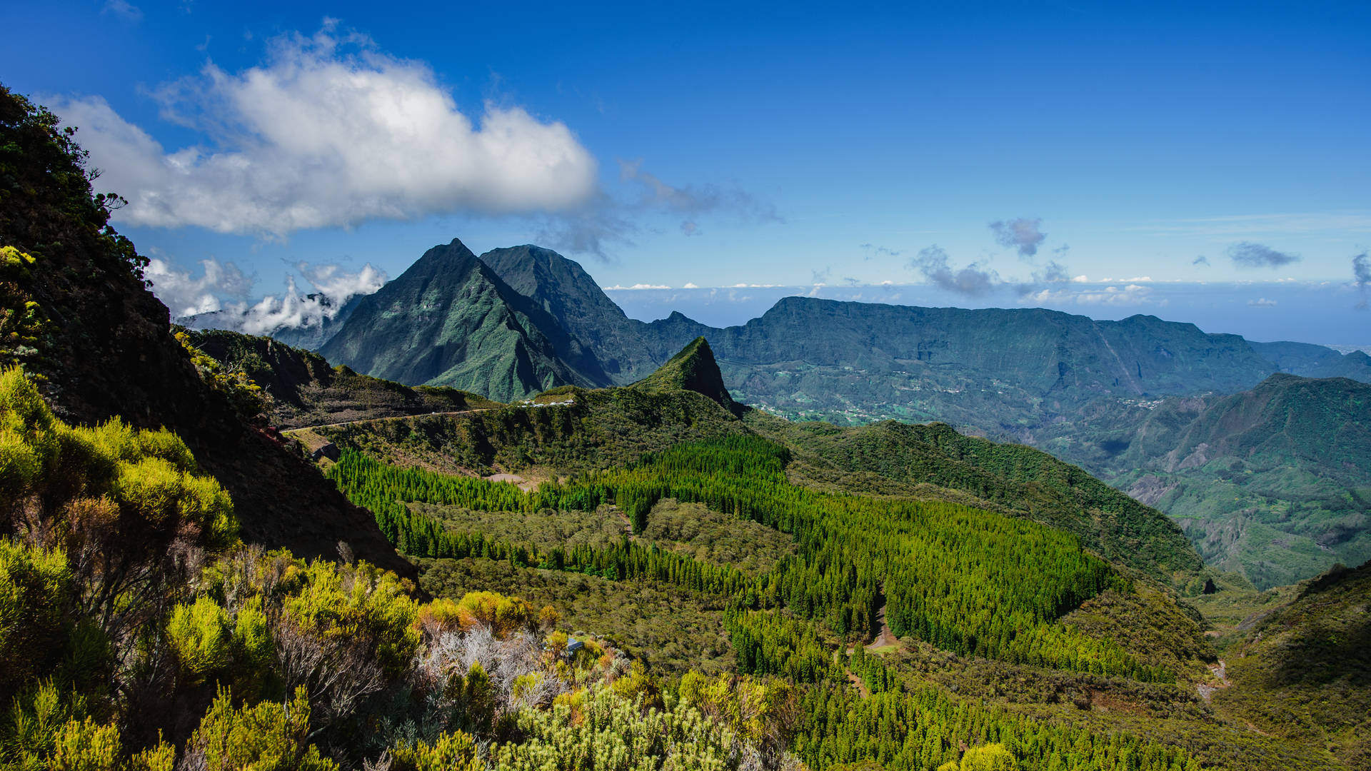 Reunion Island, Tropical adventures, Wild tropics, Unforgettable journey, 1920x1080 Full HD Desktop
