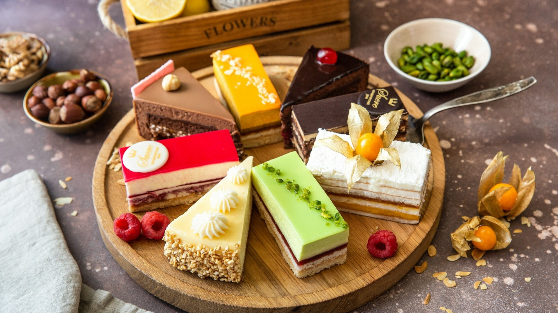 Sweets: Cake, Pastry, Baked goods. 1920x1080 Full HD Background.