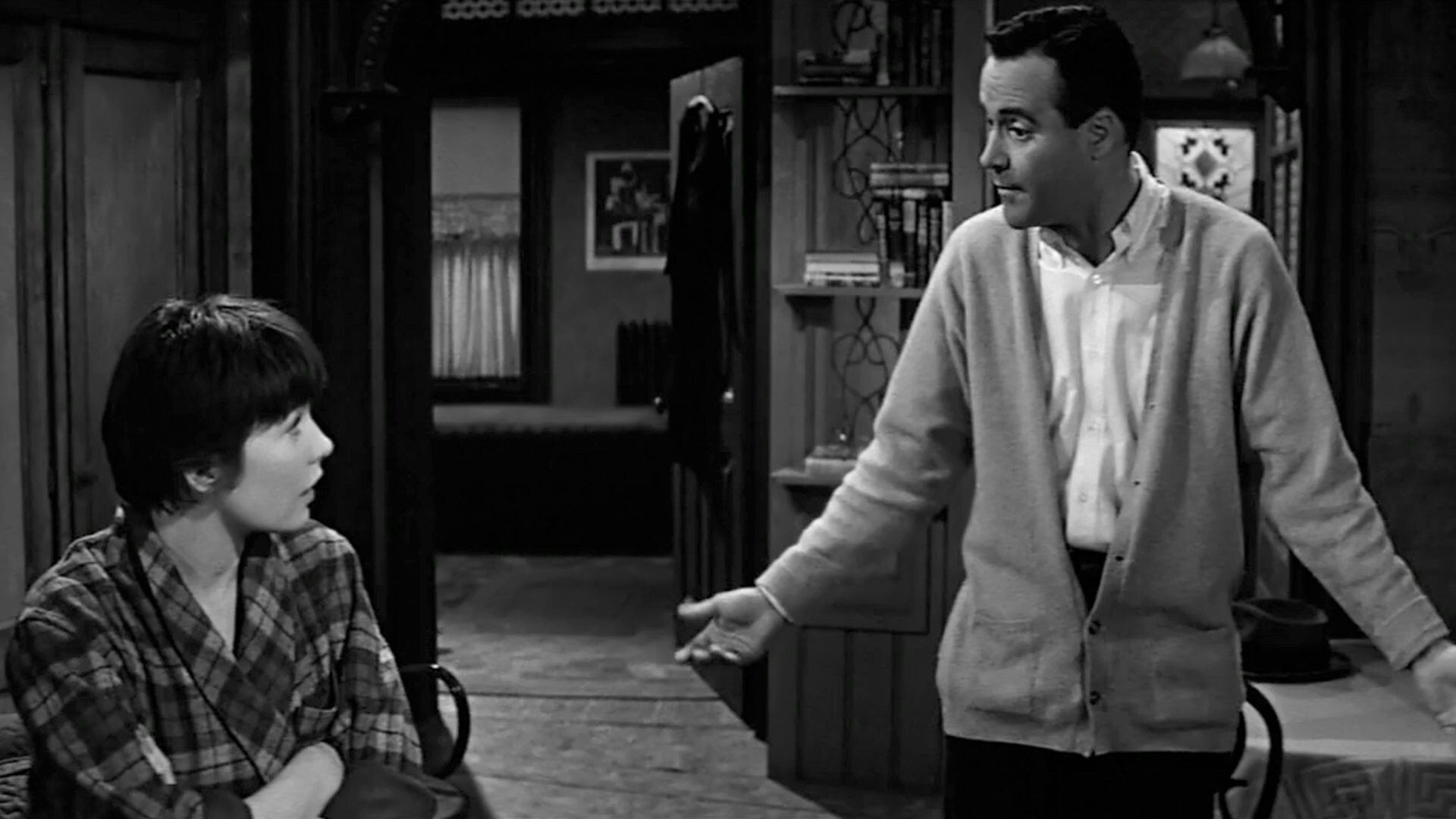 The Apartment in black and white, Best Christmas movies, Jack Lemmon's performance, Classic cinema, 1920x1080 Full HD Desktop