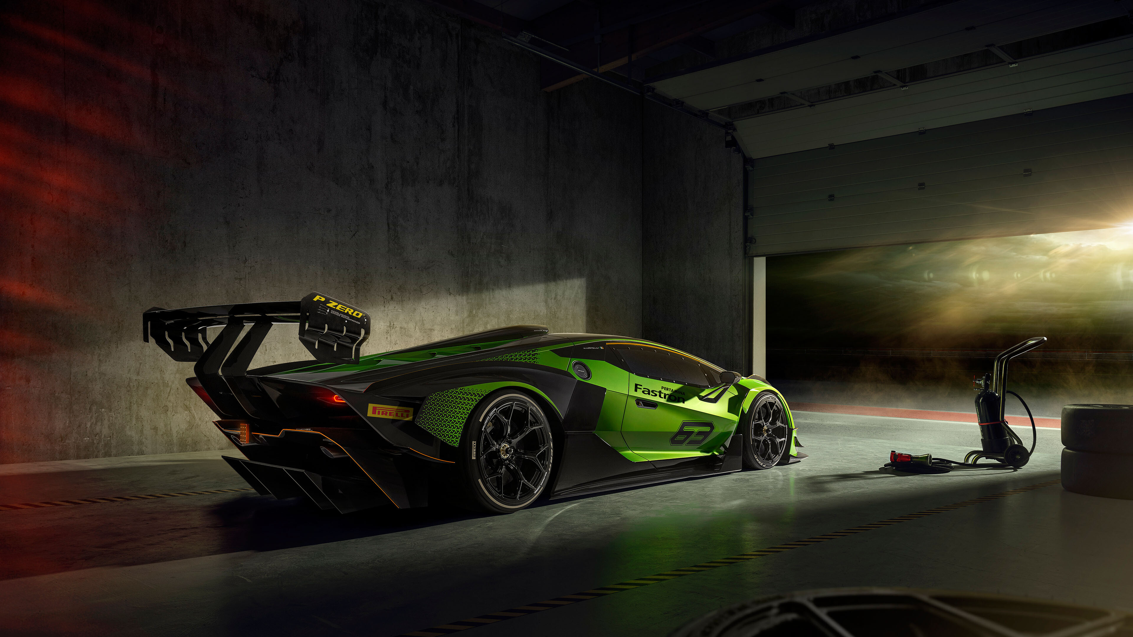 Lamborghini: Model Essenza SCV12, The Italian car manufacturer. 3840x2160 4K Wallpaper.