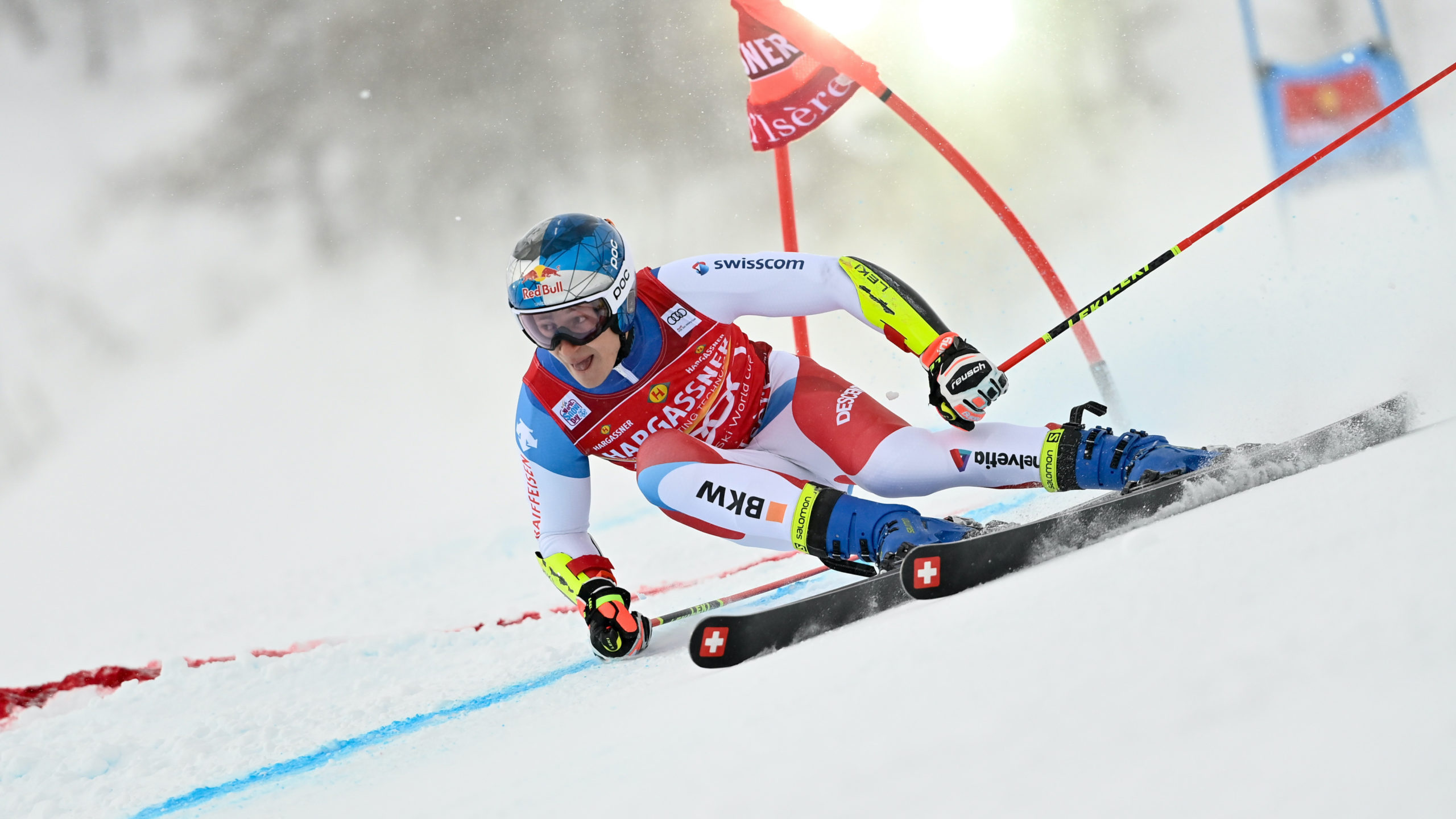 Marco Odermatt, Alpine skiing, Val d'Isere, Dominance, 2560x1440 HD Desktop