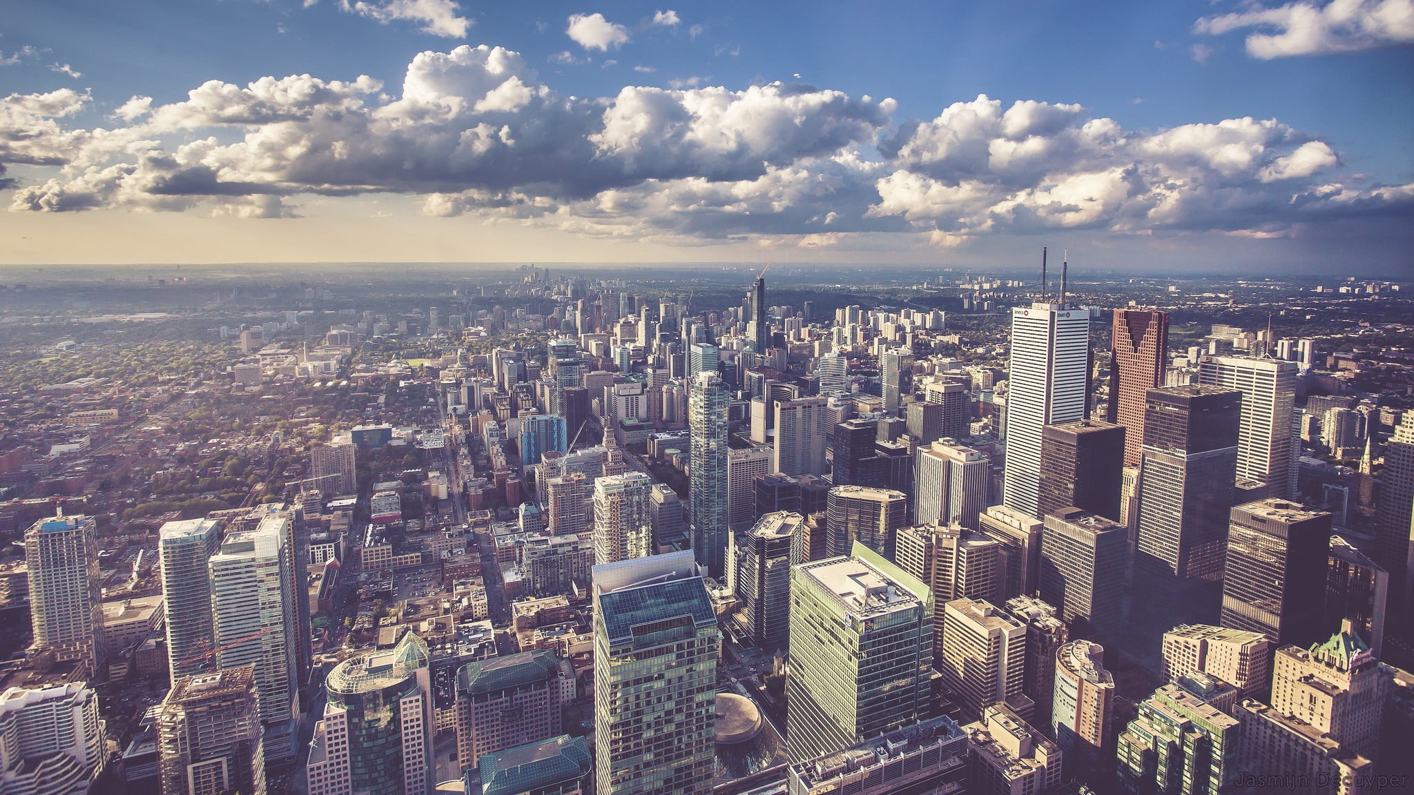 Toronto skyline, Cityscape, Skyscraper, HD wallpaper, 2050x1160 HD Desktop
