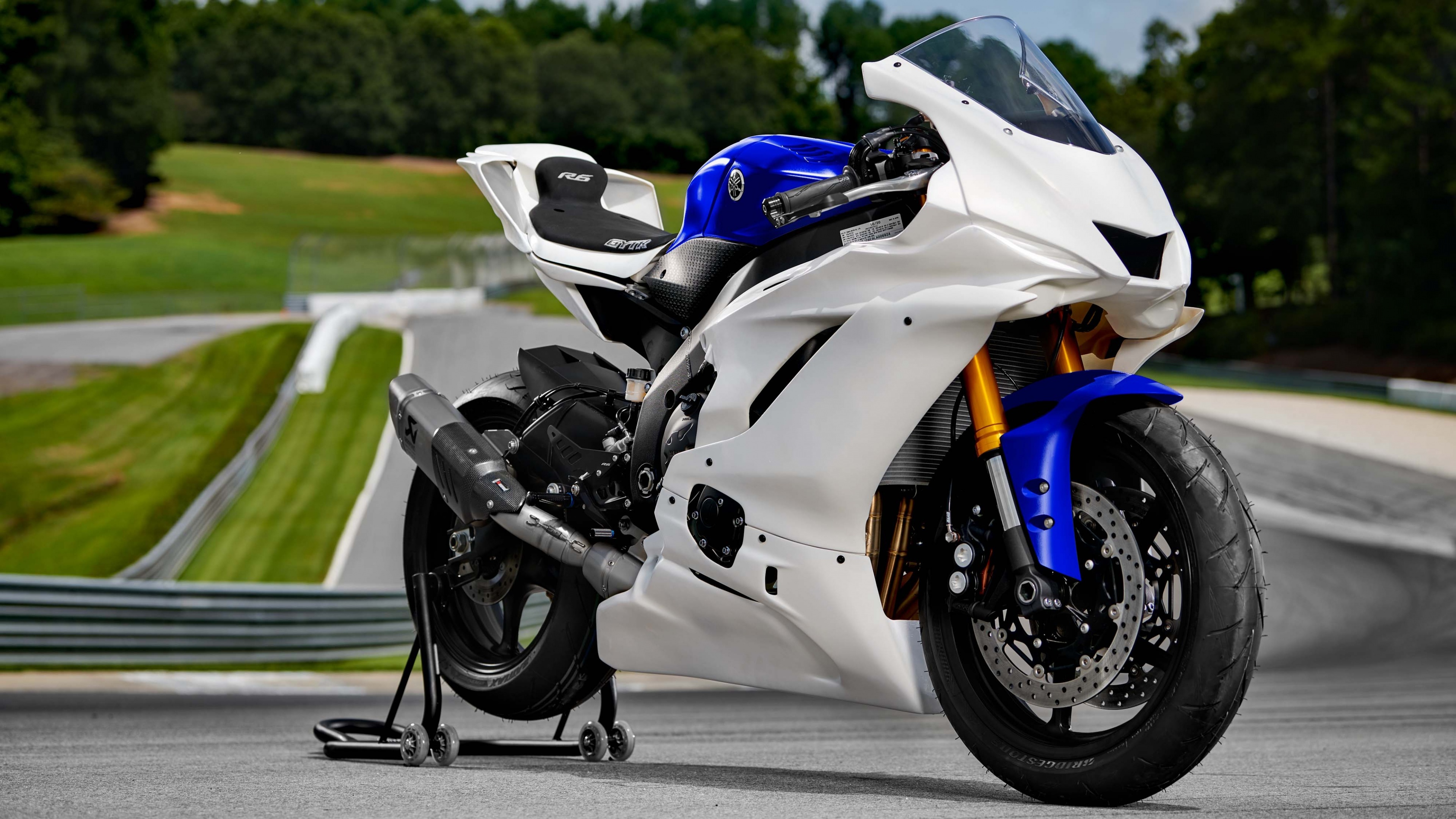 Yamaha YZF-R6, Gytr upgrade, 4K wallpaper, Cutting-edge sports bike, 3840x2160 4K Desktop