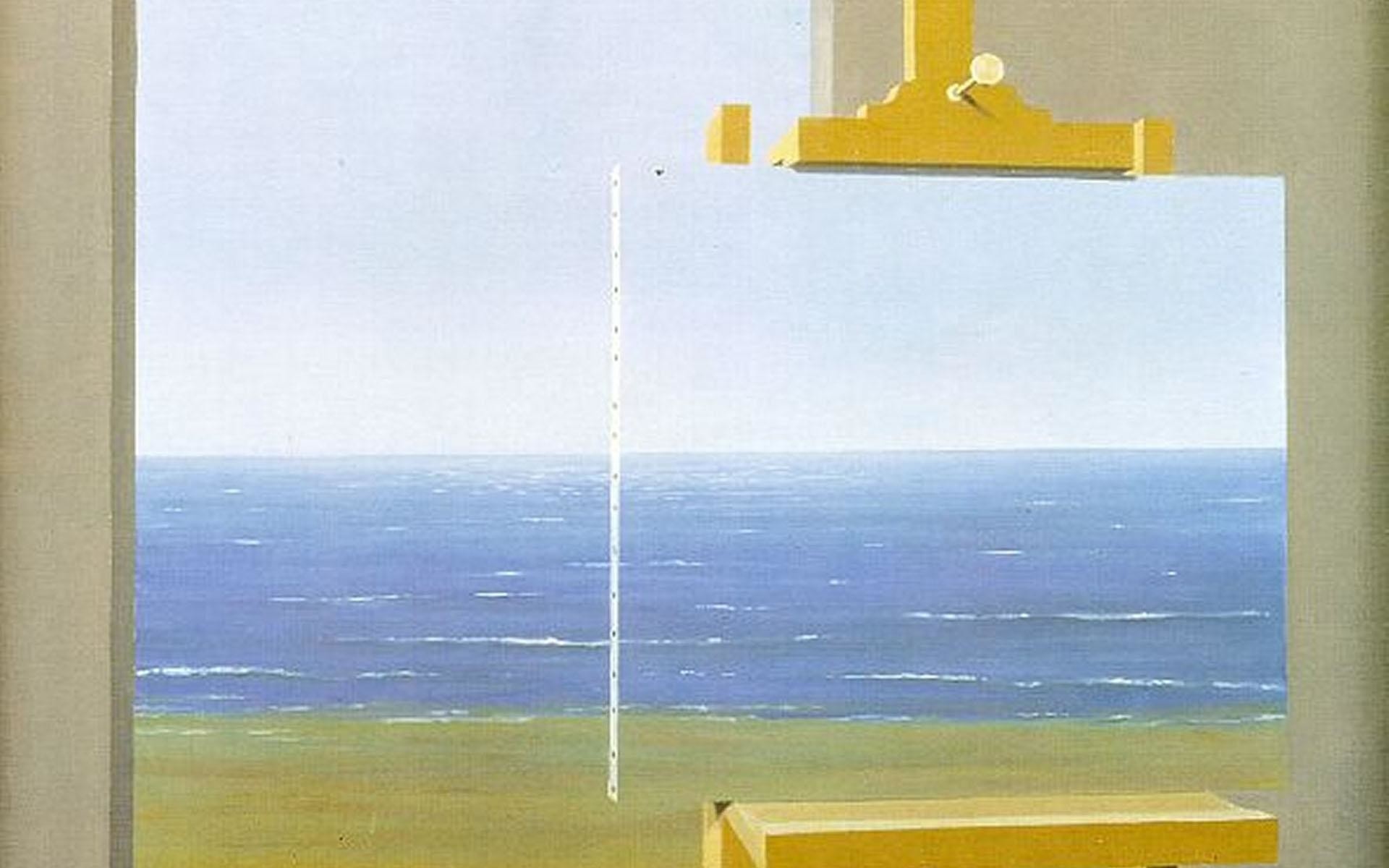 Magritte surrealist, Unique artistic style, Symbolic narrative, Intriguing motifs, 1920x1200 HD Desktop