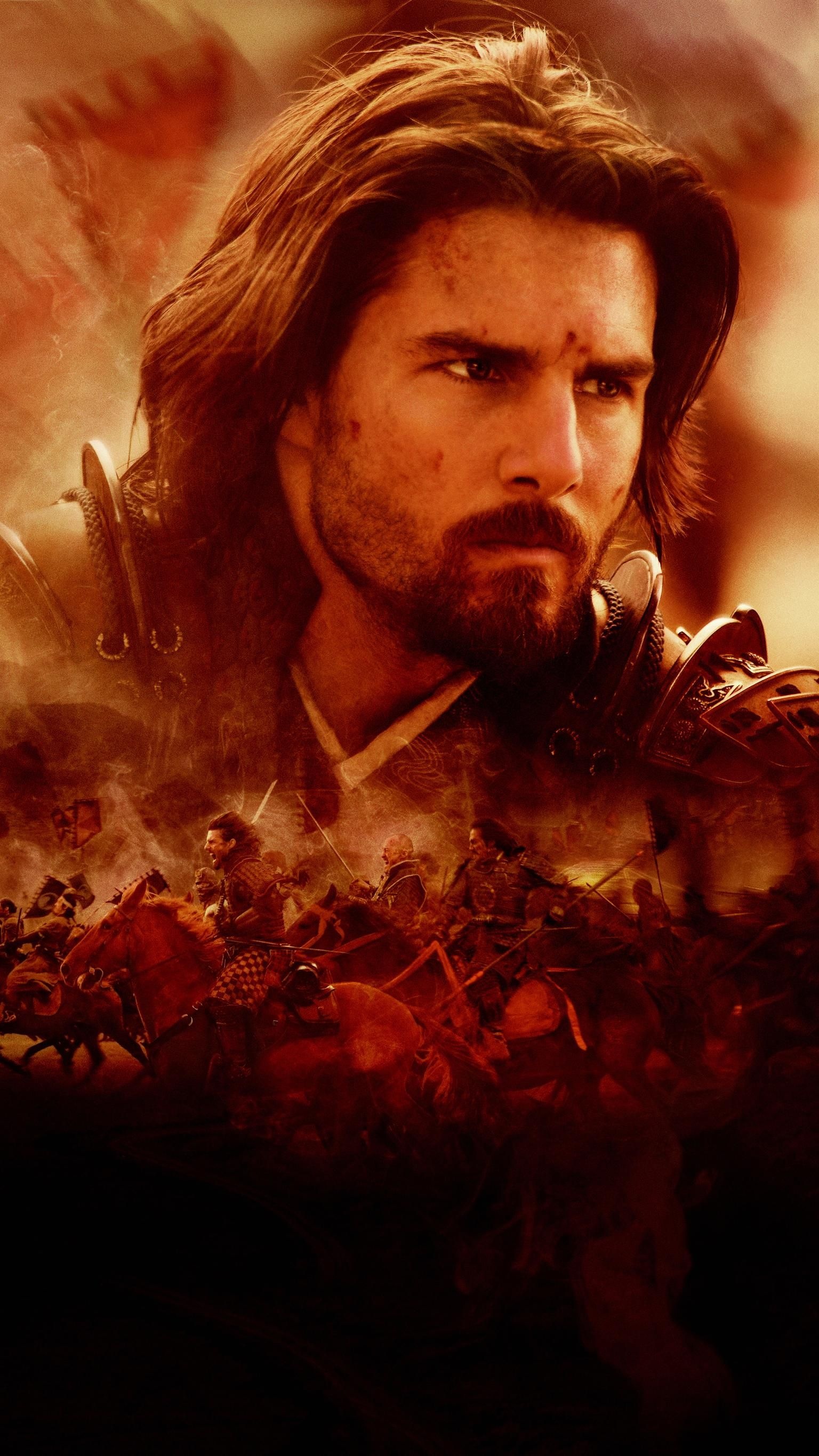 Tom Cruise as samurai, Intense battle sequences, Epic cinematography, Cult classic, 1540x2740 HD Handy