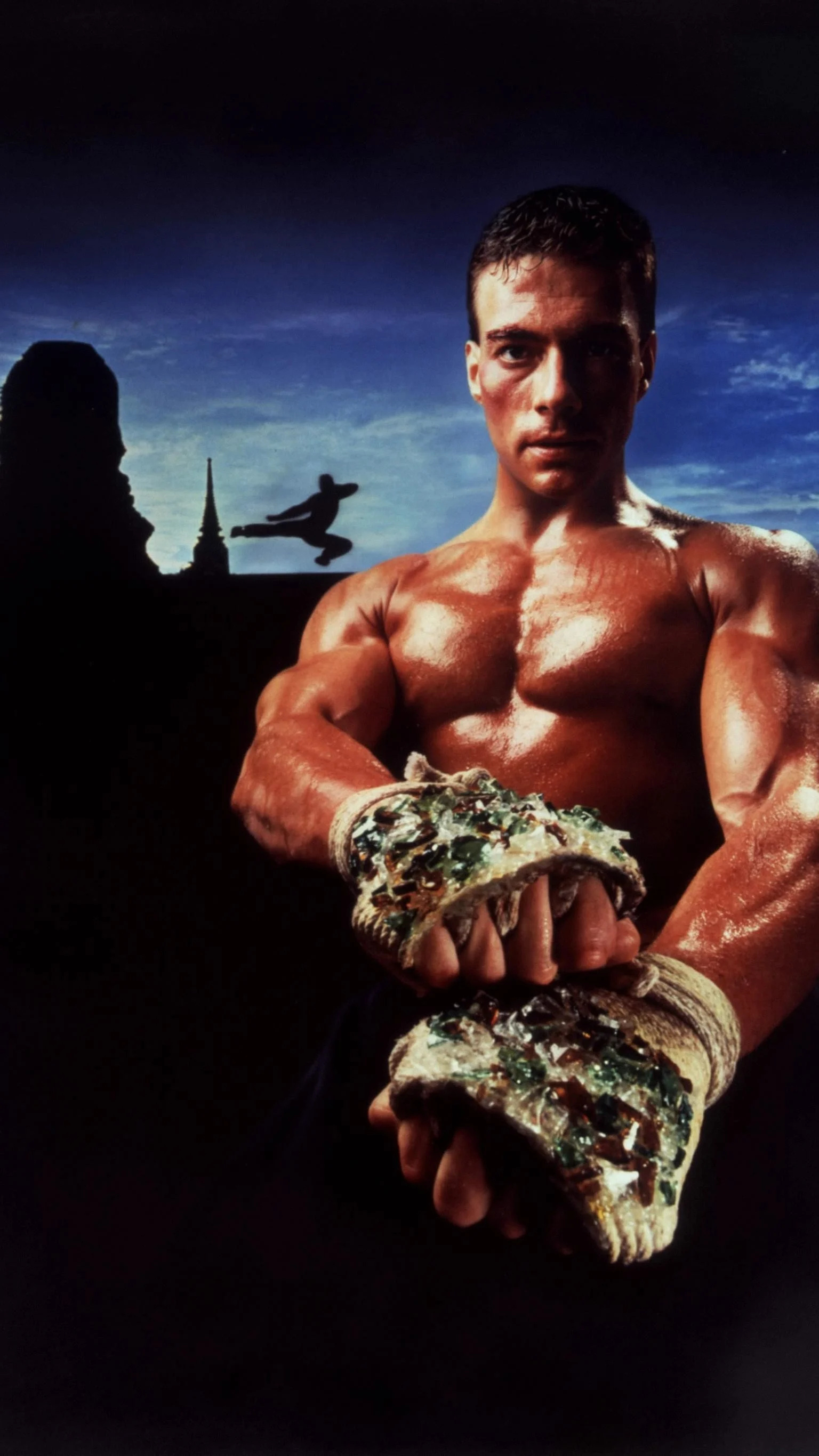 Kickboxer (Movie): A 1989 American martial arts film directed by David Worth. 1540x2740 HD Wallpaper.