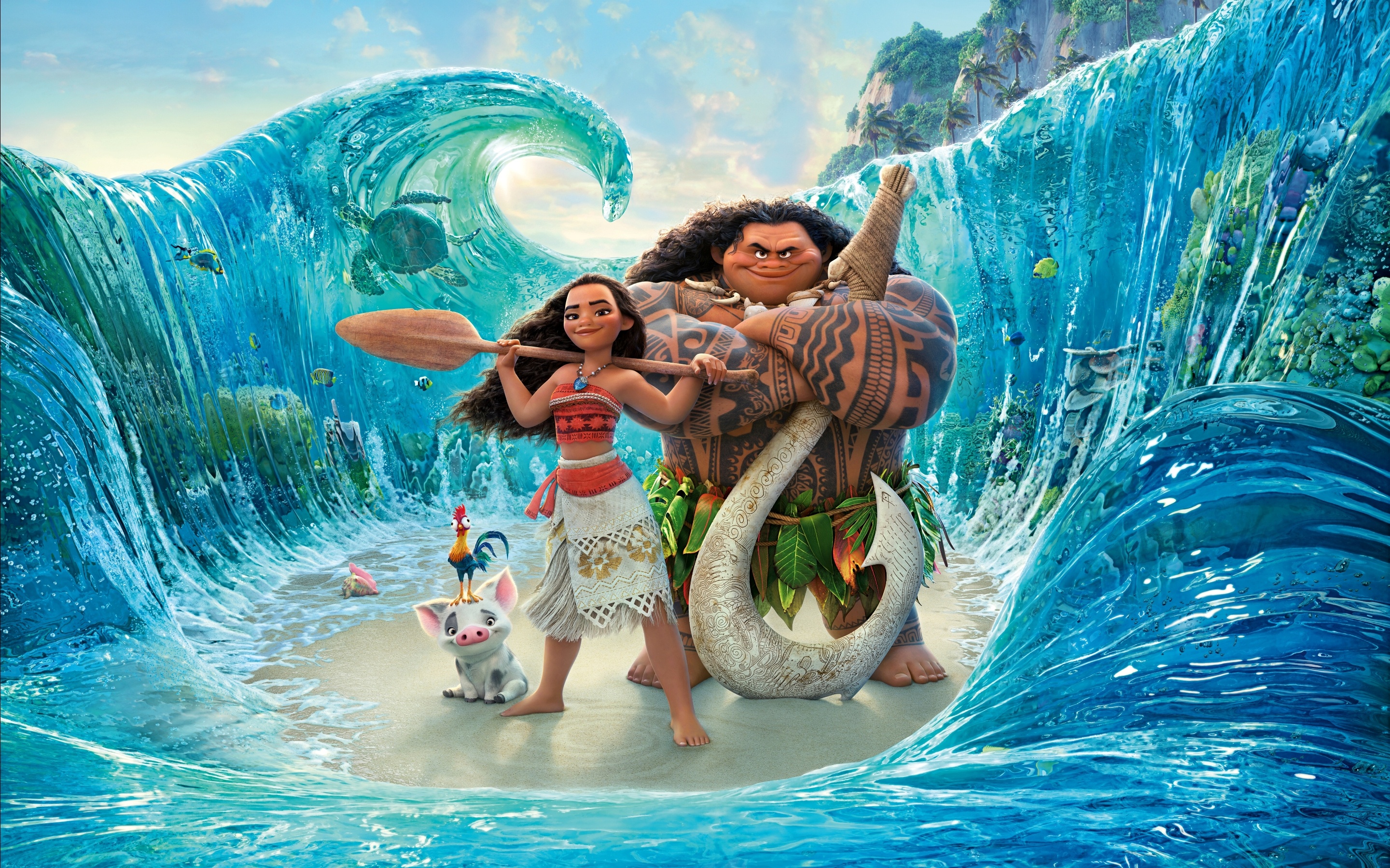 Disney Animation, Moana movie, 4K wallpapers, Stunning visuals, 2880x1800 HD Desktop