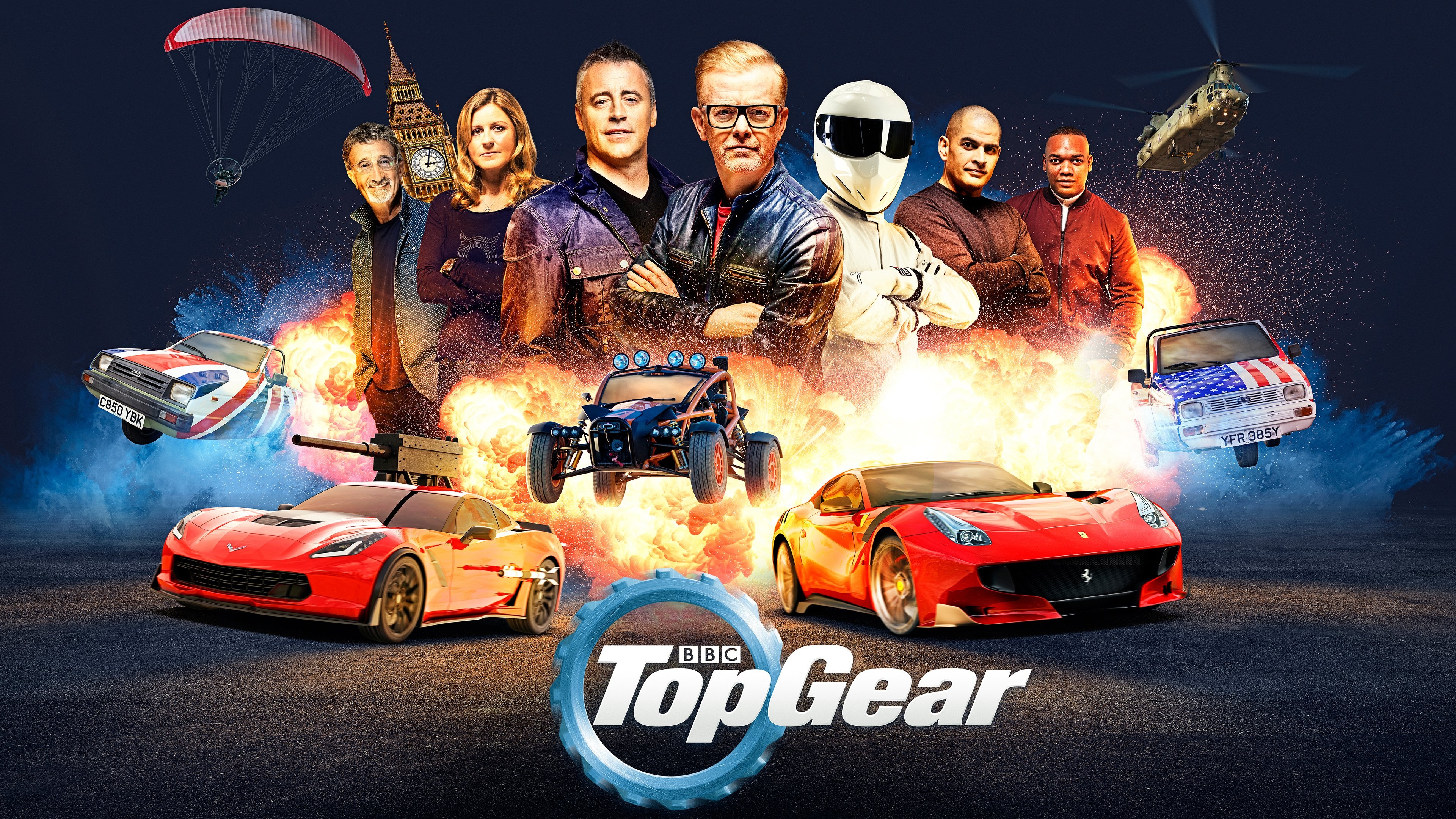 Top Gear, TV series, Ultra HD, 3840x2160 4K Desktop