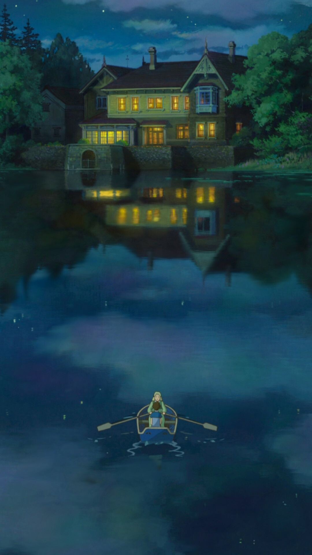 Studio Ghibli: When Marnie Was There, Based on Joan G. Robinson's 1967 novel of the same name. 1080x1920 Full HD Background.