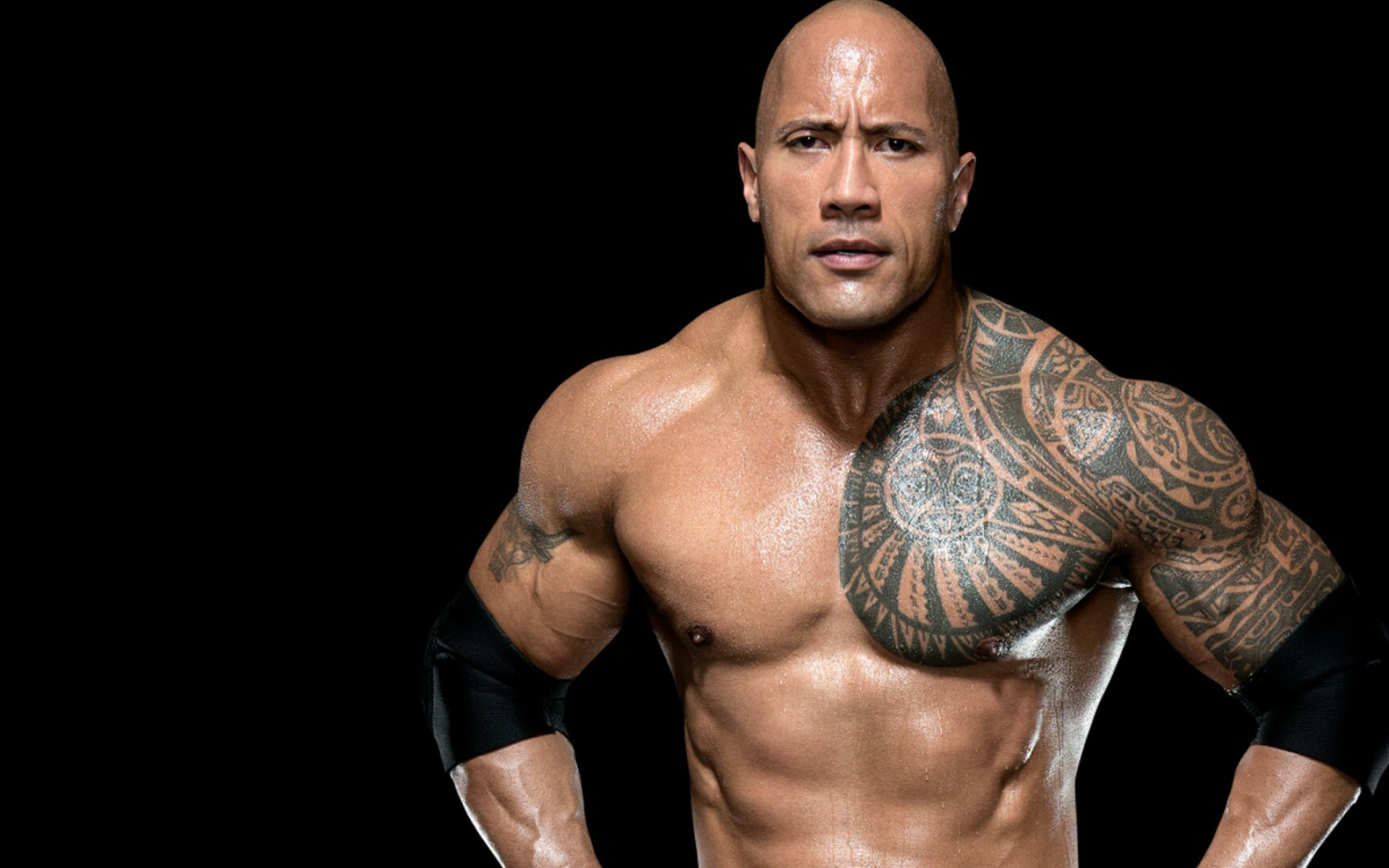 Dwayne Johnson: The Rock, Defeated Triple H at Over the Edge on May 23, 1999. 1920x1200 HD Wallpaper.