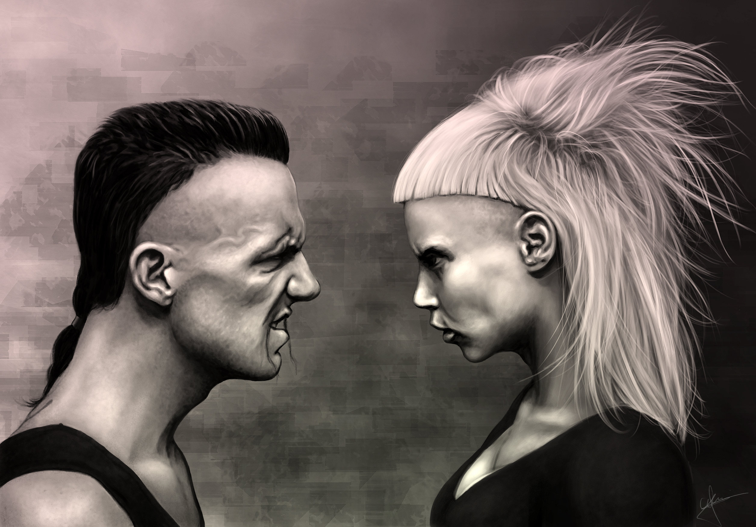 Die Antwoord: A South African alternative hip-hop group formed in Cape Town in 2008. 2520x1760 HD Background.