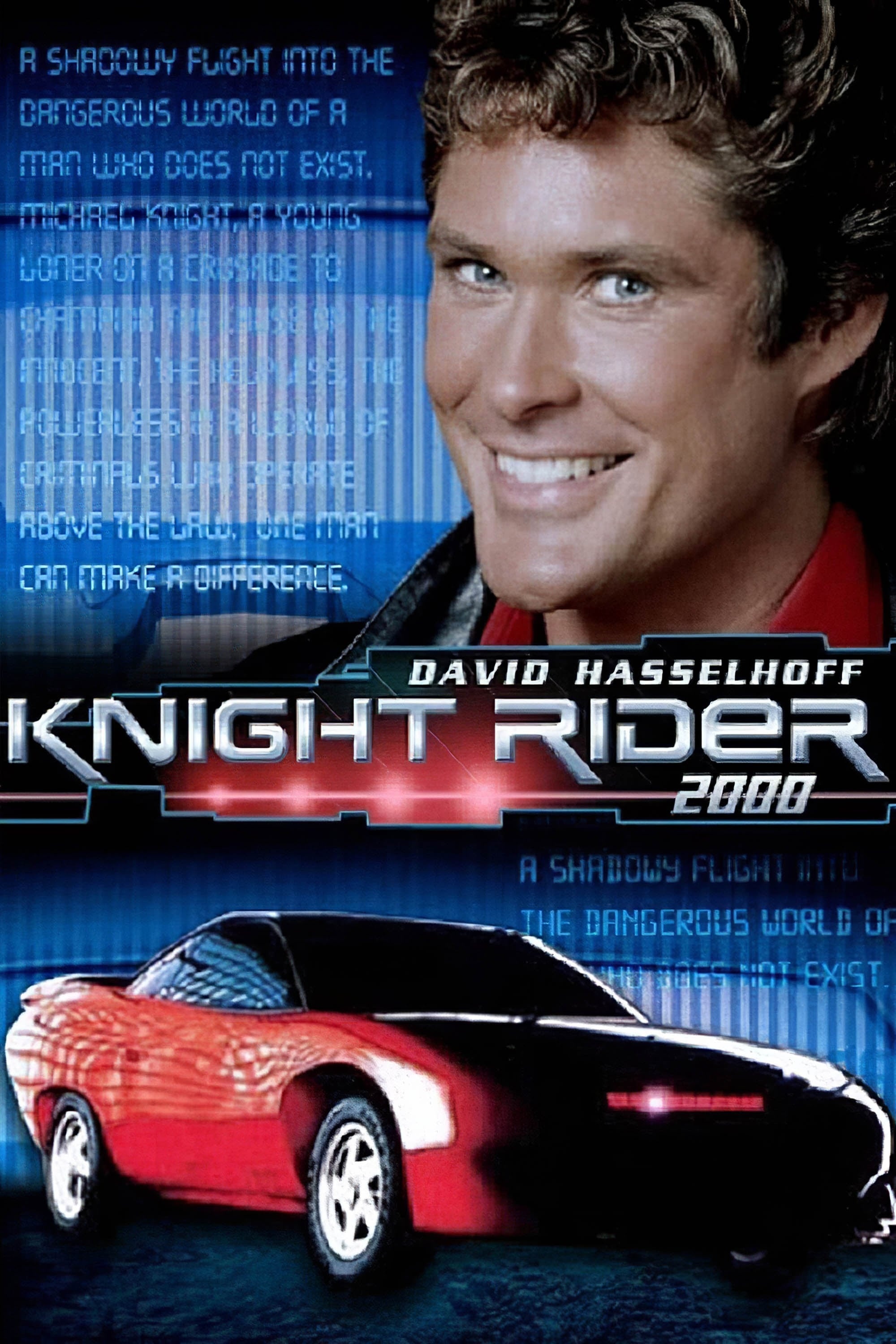 Knight Rider 2000 poster, Retro movie artwork, Classic car design, Iconic 90s film, 2000x3000 HD Phone