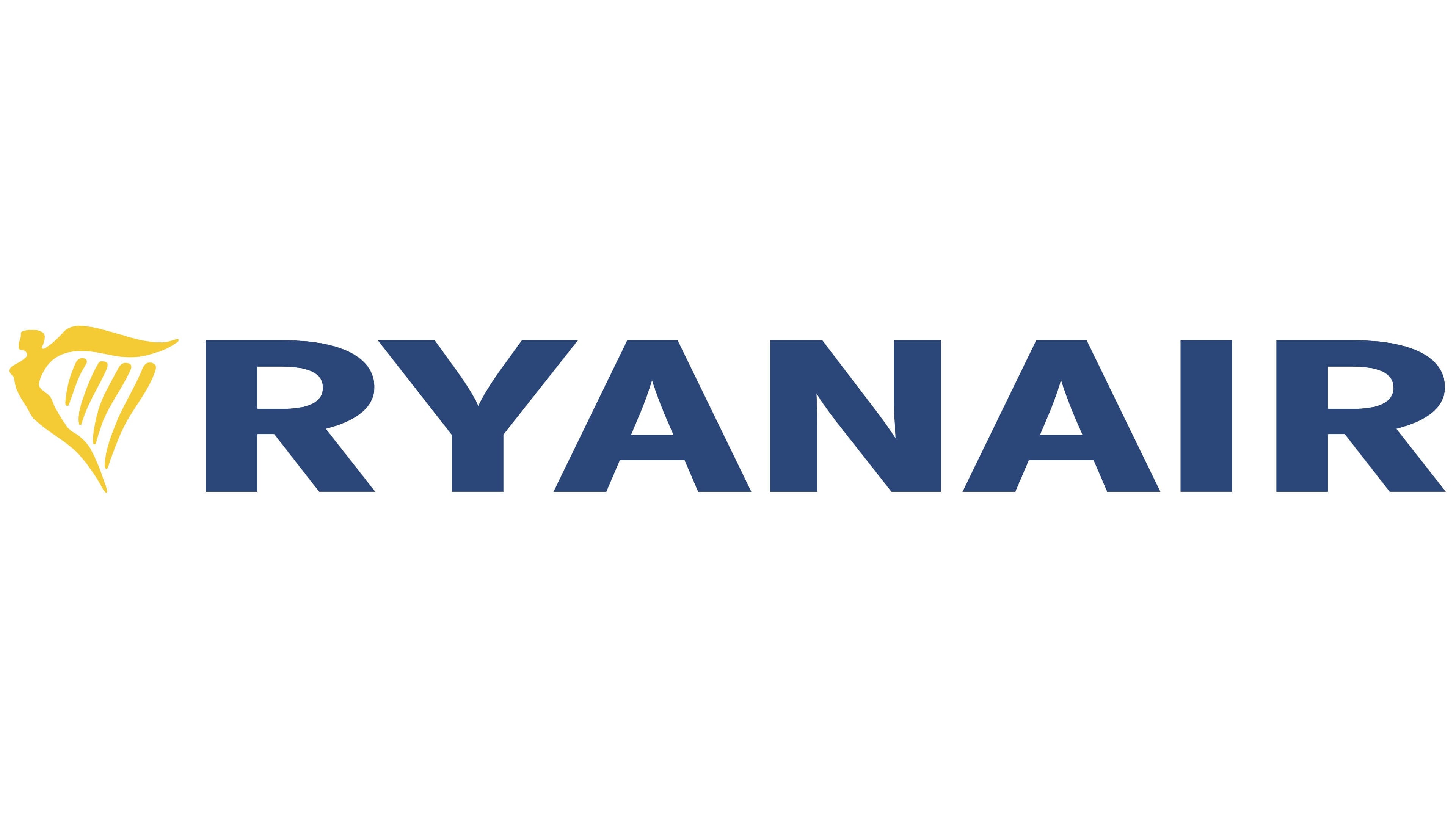 Ryanair, Travels, Logo, Symbol meaning, 3840x2160 4K Desktop