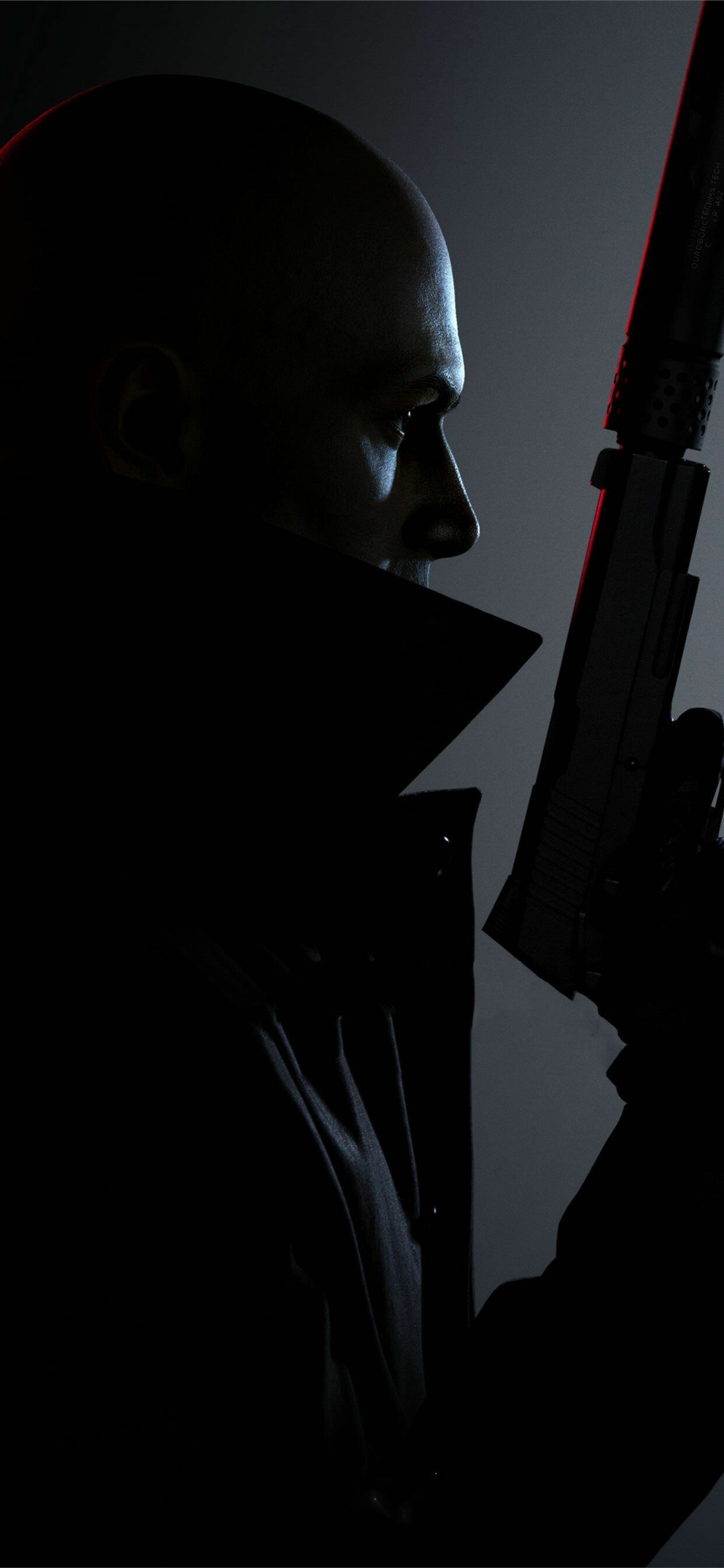 Hitman (Game): The single-player storyline follows assassin Agent 47 and his allies, 2021. 1250x2690 HD Background.