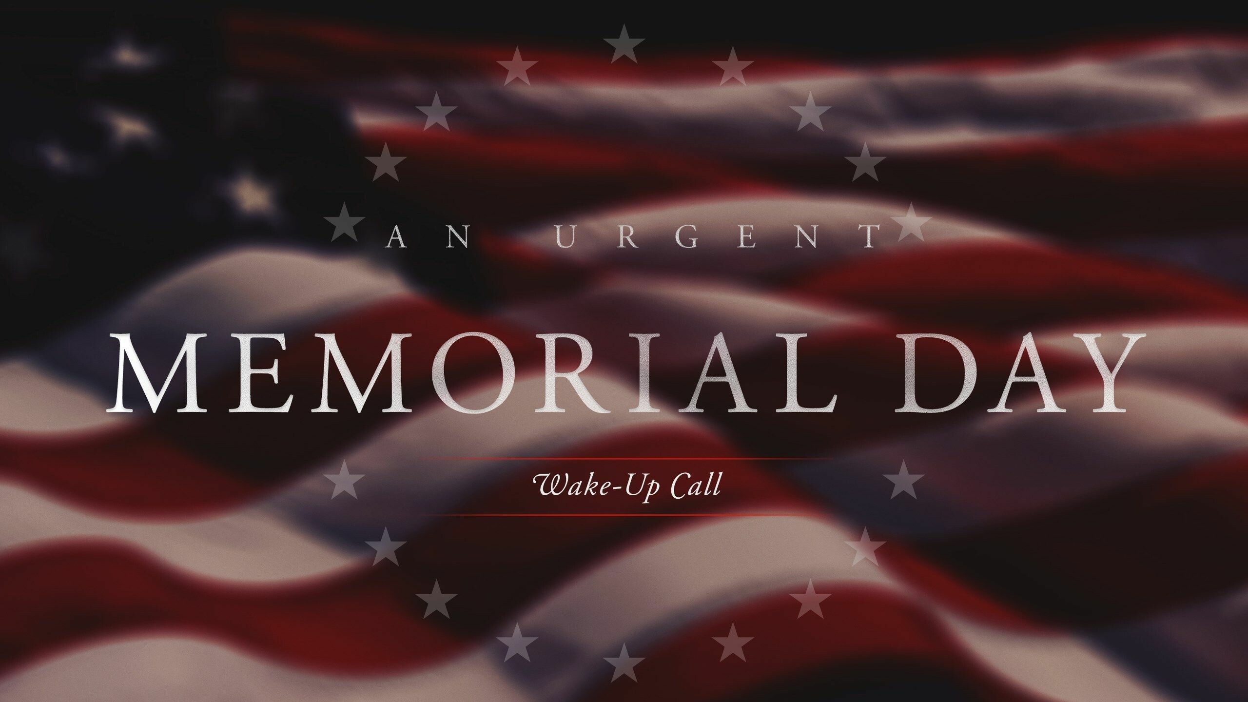 Memorial Day: The national day of remembrance in the USA. 2560x1440 HD Background.