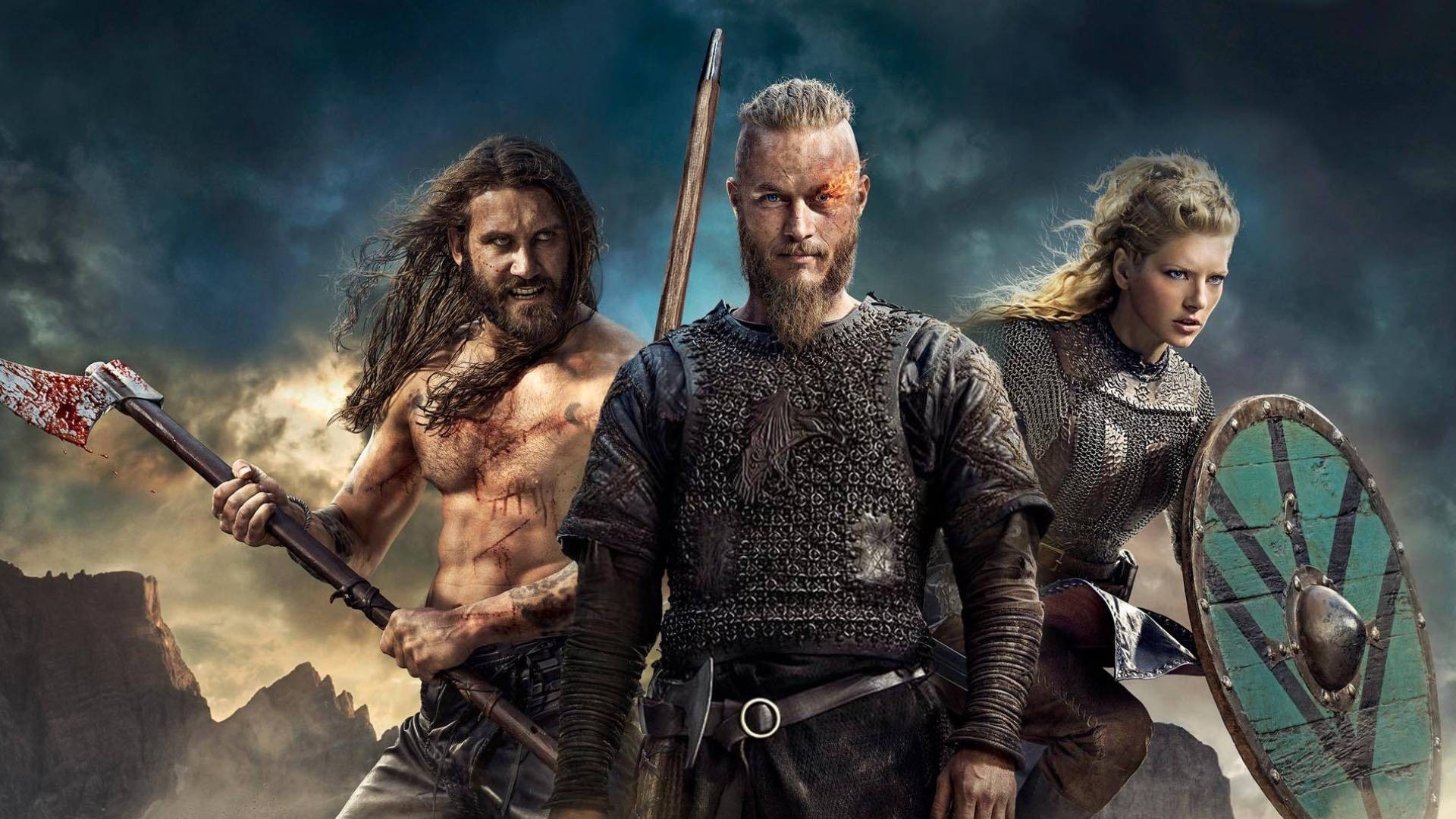 Vikings TV Series, Viking warriors, Powerful imagery, Gripping storytelling, 1920x1080 Full HD Desktop