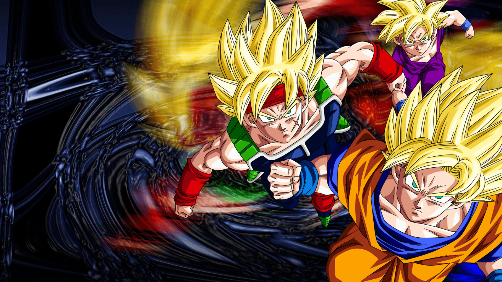 Dragon Ball Heroes, Action-packed battles, Epic transformations, Powerful warriors, 1920x1080 Full HD Desktop
