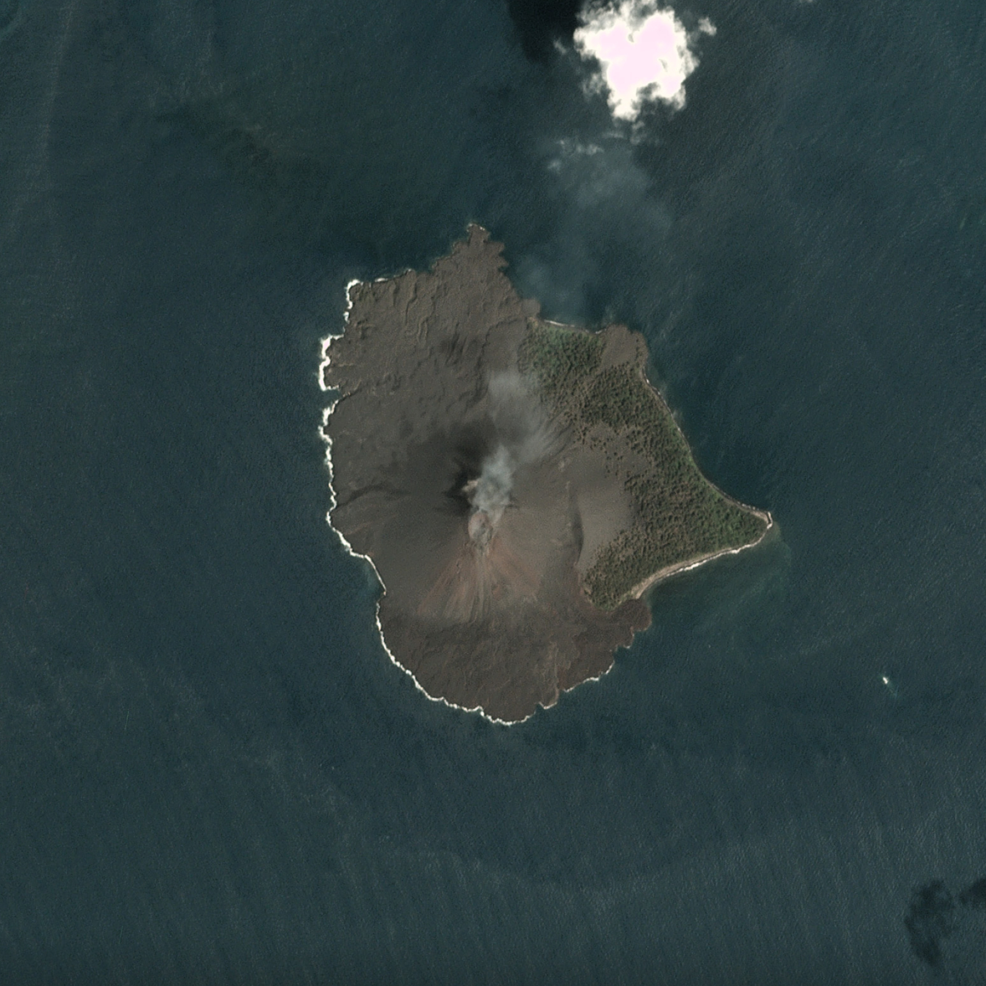 Krakatoa Volcano, Natural disaster, Catastrophic eruption, Historical landmark, 1920x1920 HD Handy