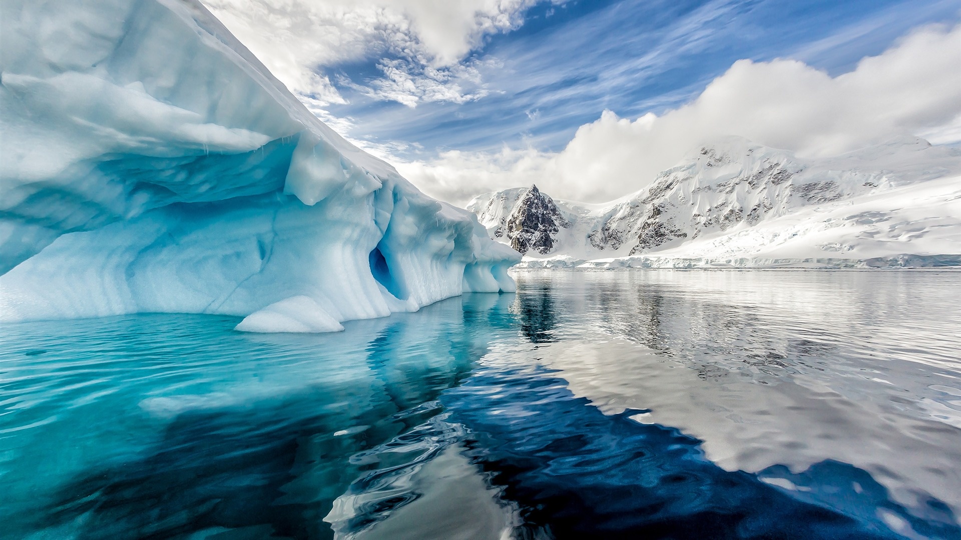 Antarctica iceberg, Ocean, KDE store, 1920x1080 Full HD Desktop