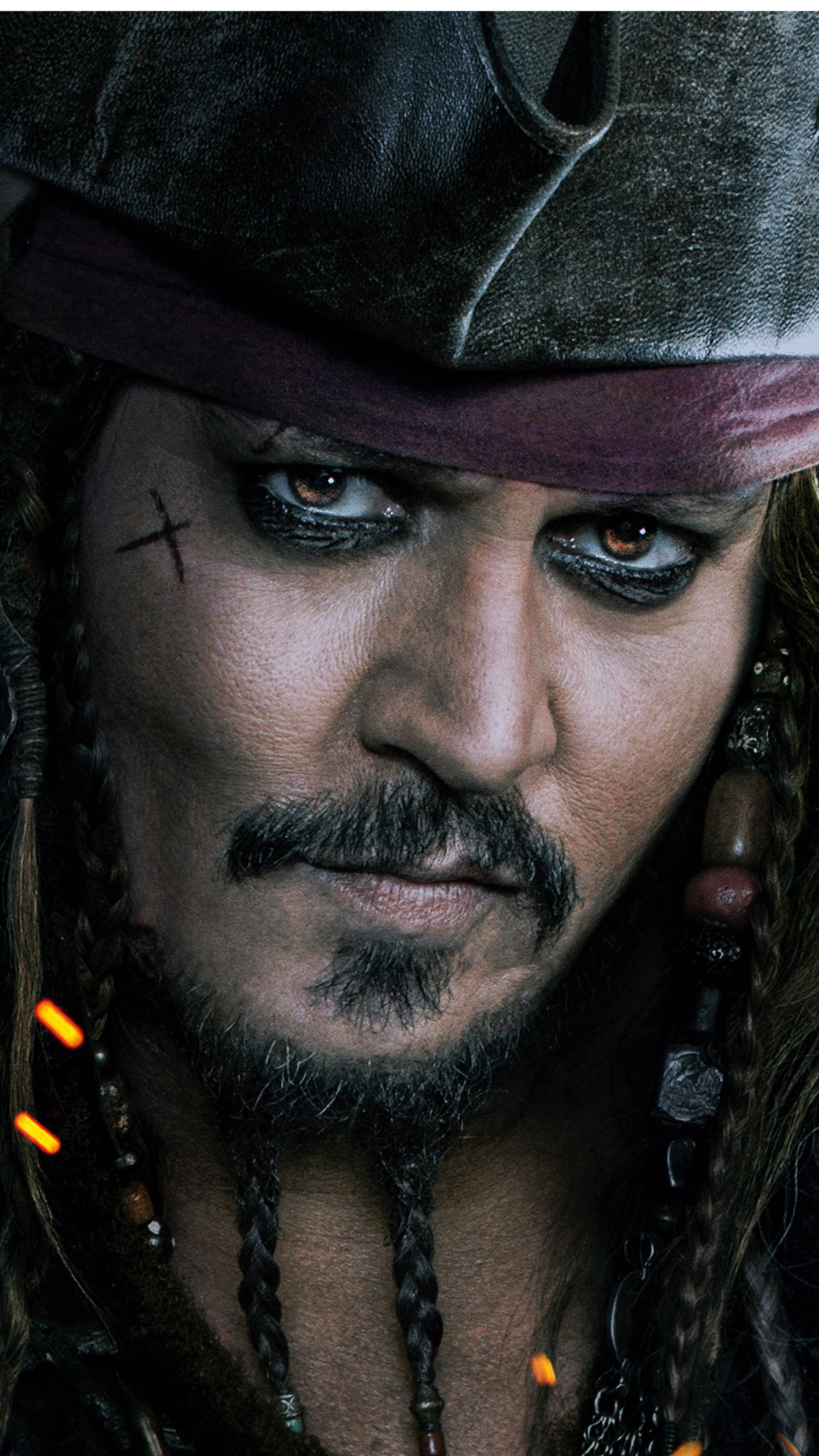Jack Sparrow, Pirates of the Caribbean Dead Men Tell No Tales, Sony Xperia X XZ, Z5 Premium, 2160x3840 4K Handy