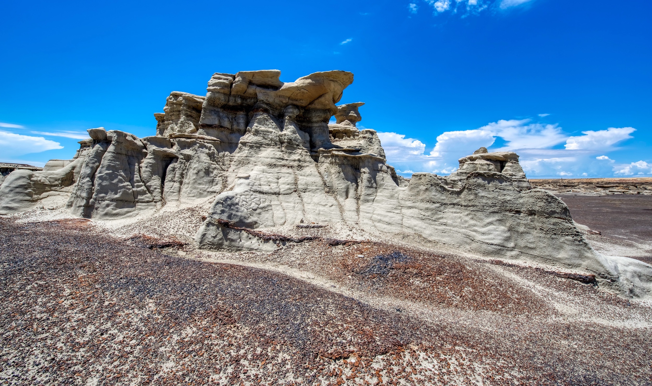 Bisti Badlands, Unique landscape, True HDR photography, New Mexico beauty, 2500x1490 HD Desktop