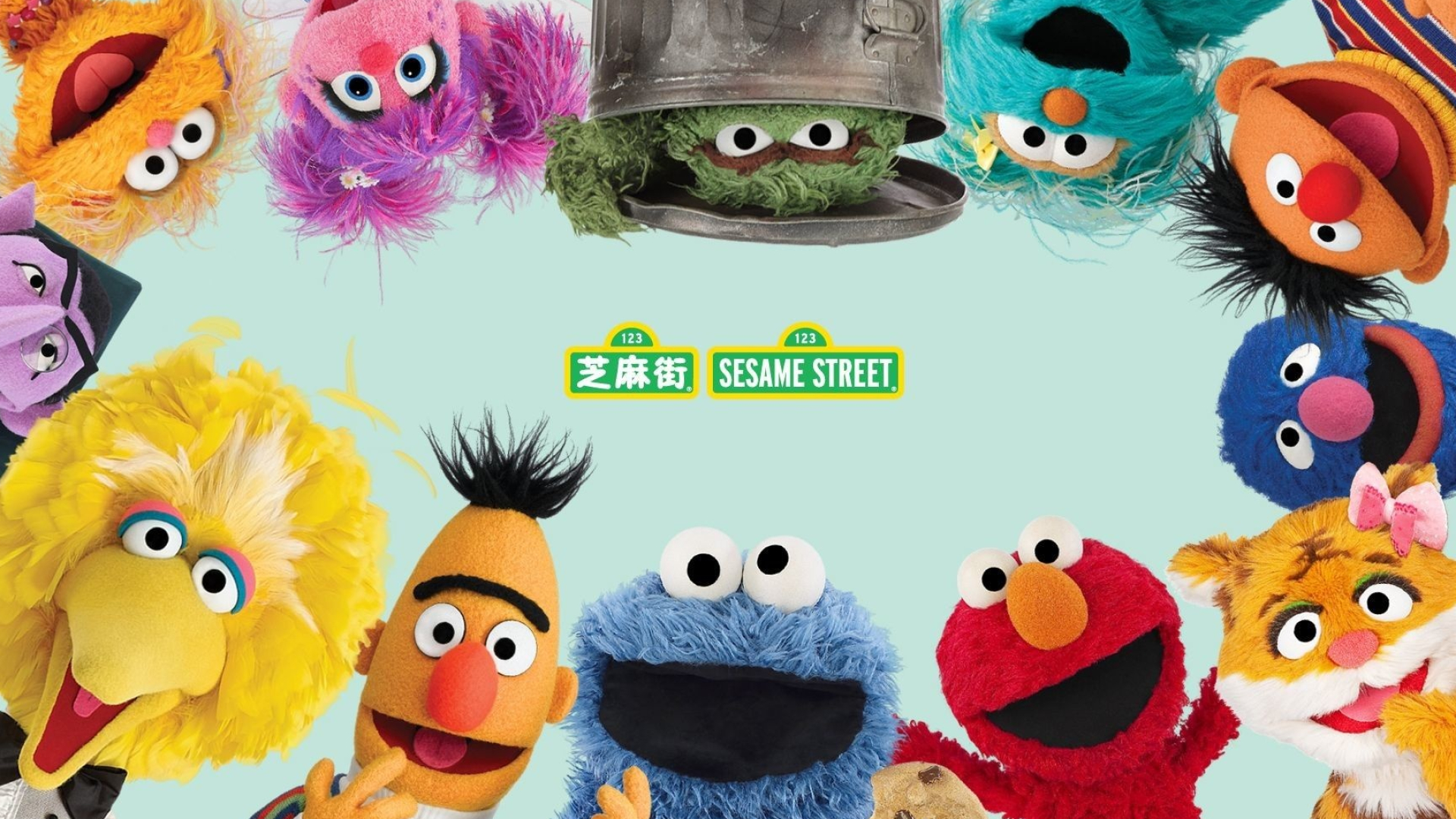 Sesame Street wallpapers, Popular collection, Eye-catching designs, Beloved characters, 1920x1080 Full HD Desktop