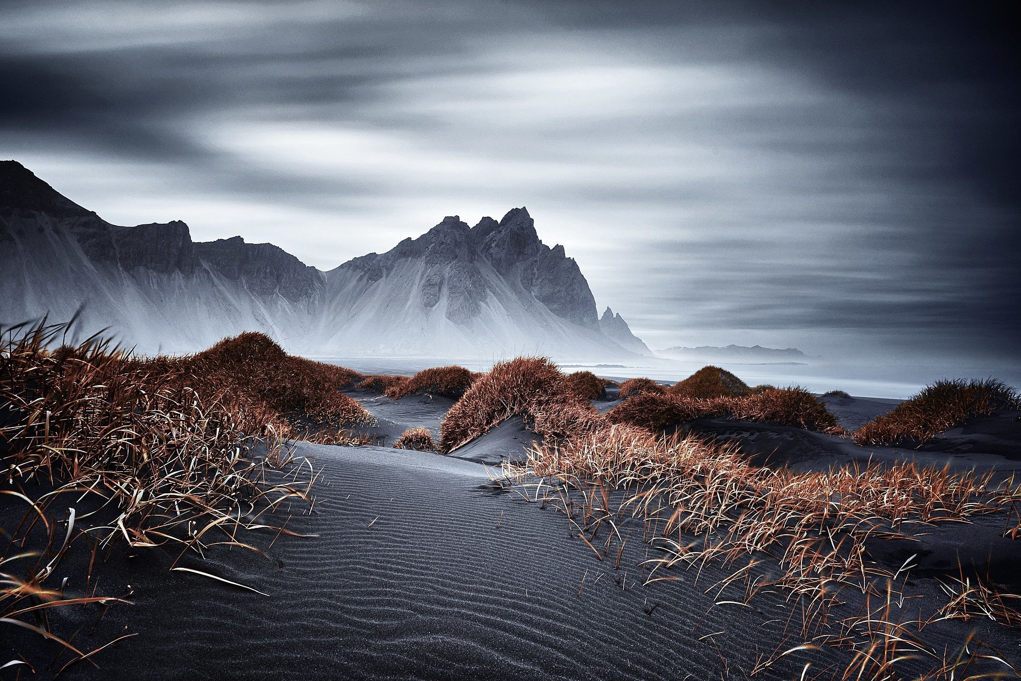 Vestrahorn, Icelandic landscapes, Majestic mountains, Scenic paradise, 2000x1340 HD Desktop