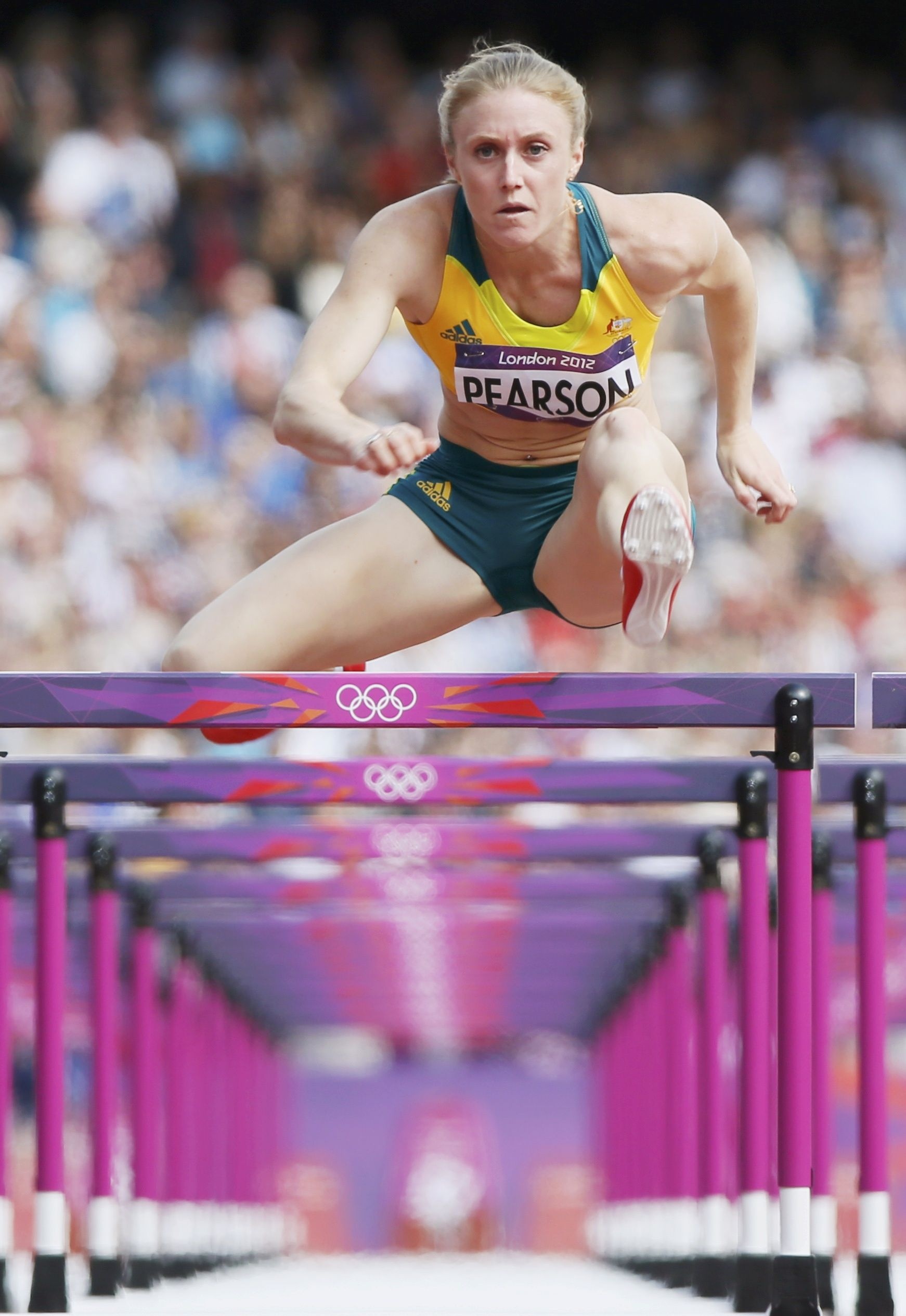 Sally Pearson, London 2012 Olympics, Round 1 heat, Athletics, 1750x2530 HD Handy