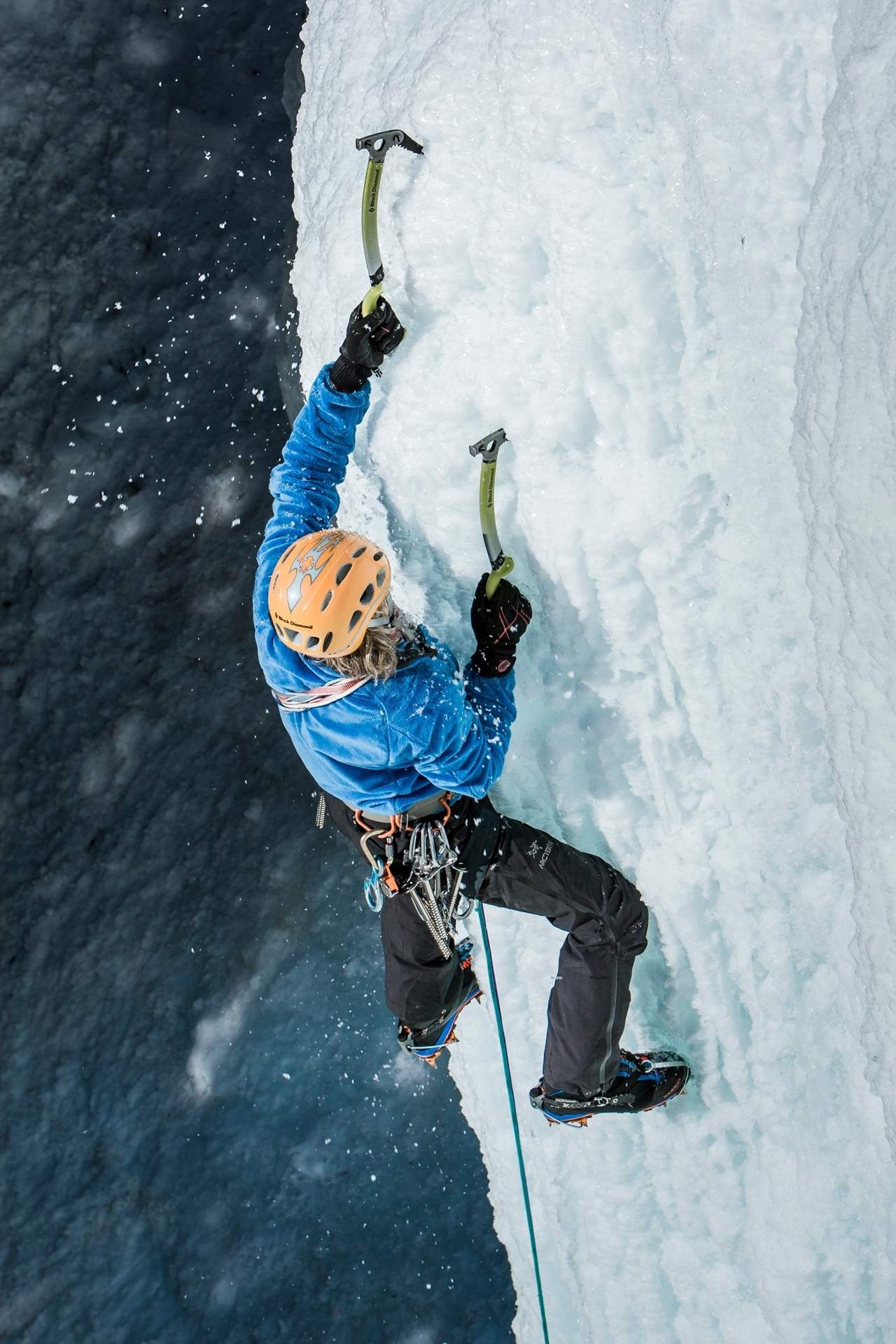 Ice Climbing: Climbing On Ice In South Tyrol, Climbing Routes, Winter Sports In South Tyrol. 1280x1920 HD Background.