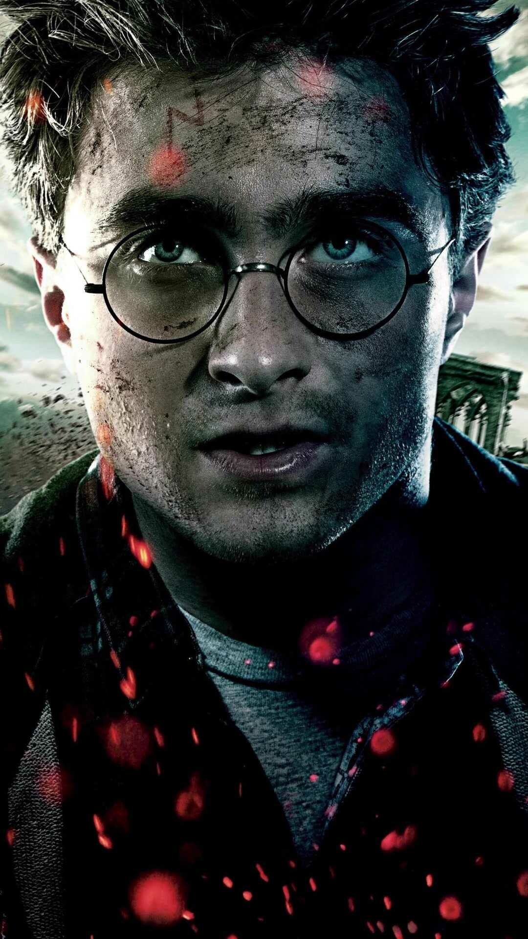 Harry Potter: Harry, the protagonist of the series, becomes on other most well known wizards of his time. 1080x1920 Full HD Background.