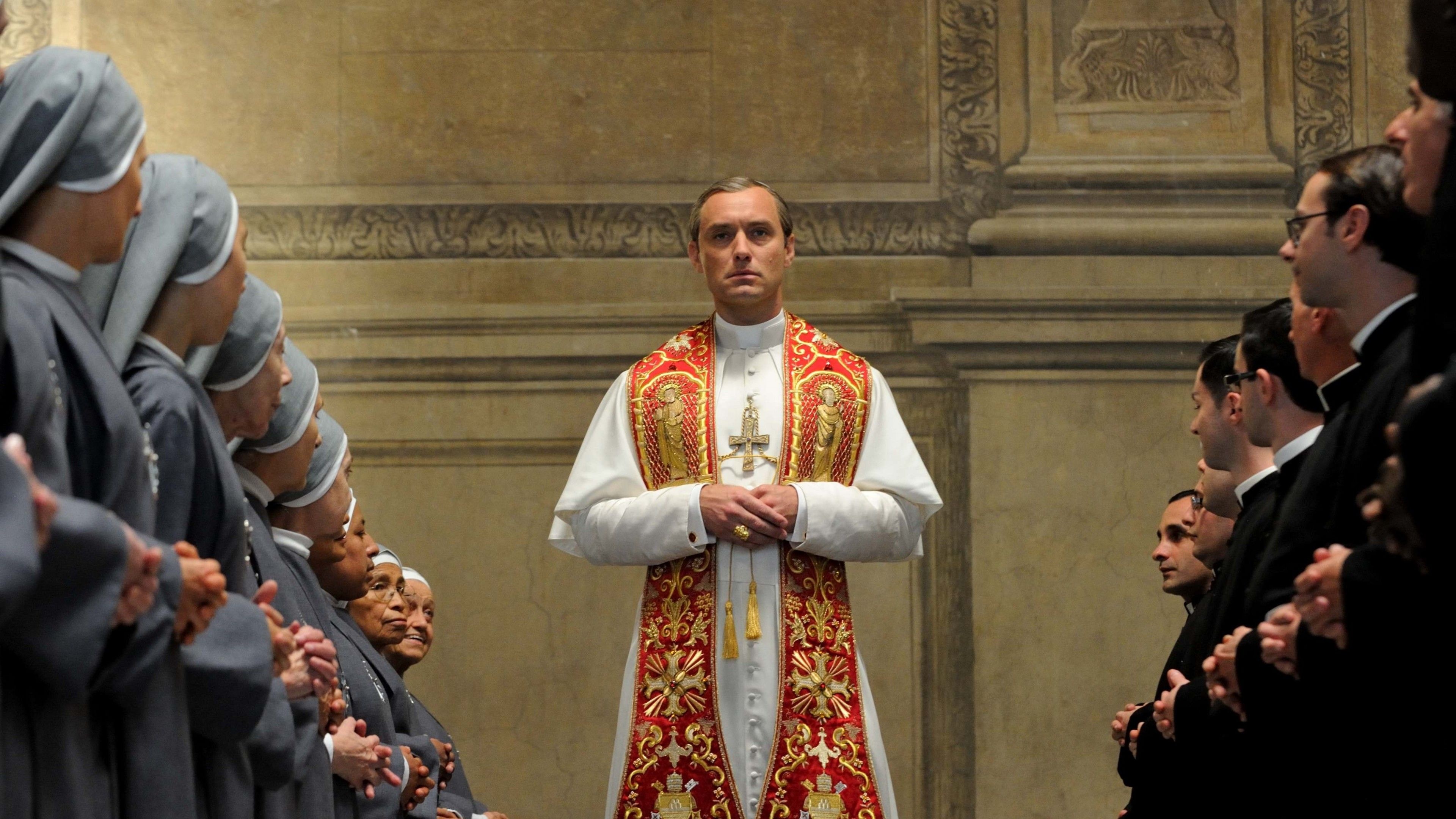 Jude Law, The Young Pope, Top free wallpapers, TV series, 3840x2160 4K Desktop
