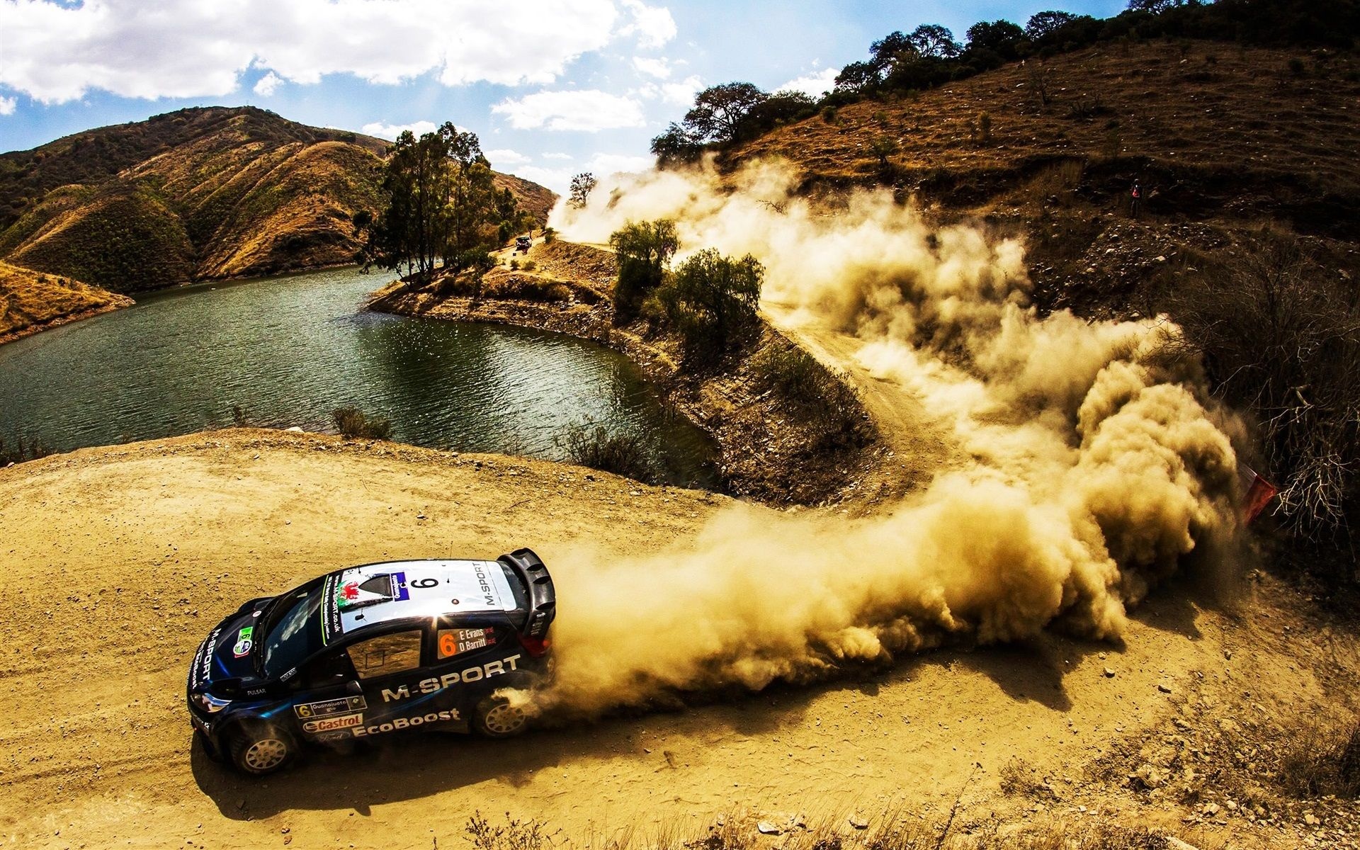 Ford rally power, High-octane action, Roaring engines, Thrilling off-road pursuits, 1920x1200 HD Desktop