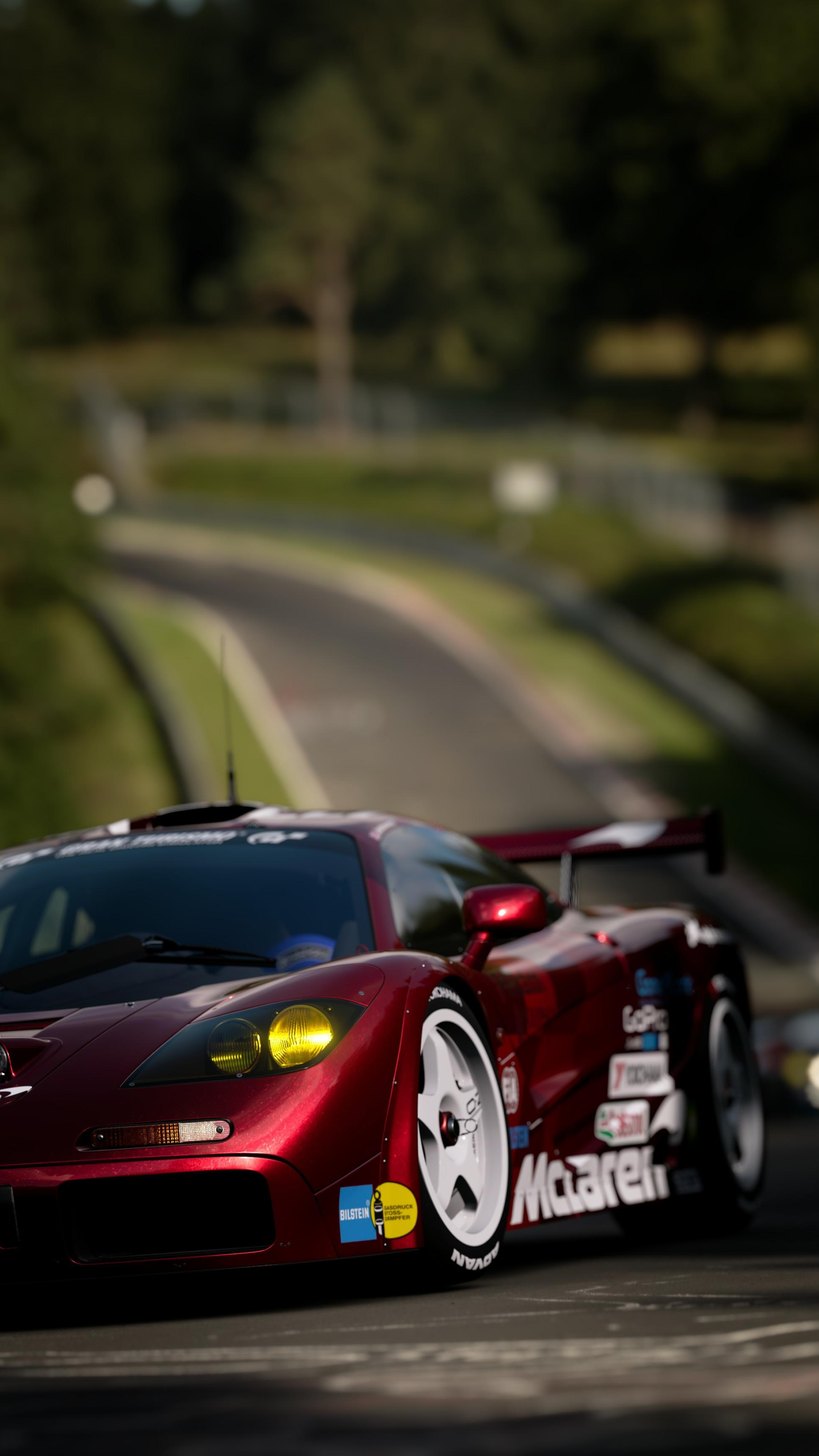 Motorsports: McLaren F1, A tuned version of the world's fastest production car. 2160x3840 4K Wallpaper.