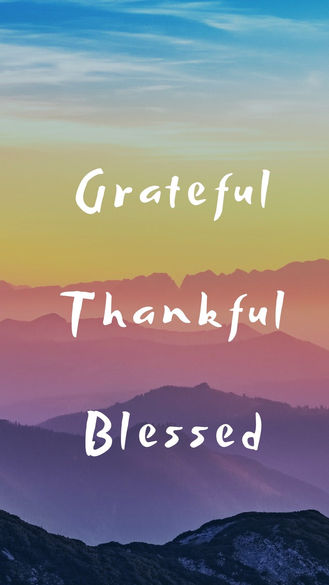 Gratitude: Grateful thankful and blessed, Incentive poster, Decorative. 1270x2250 HD Wallpaper.