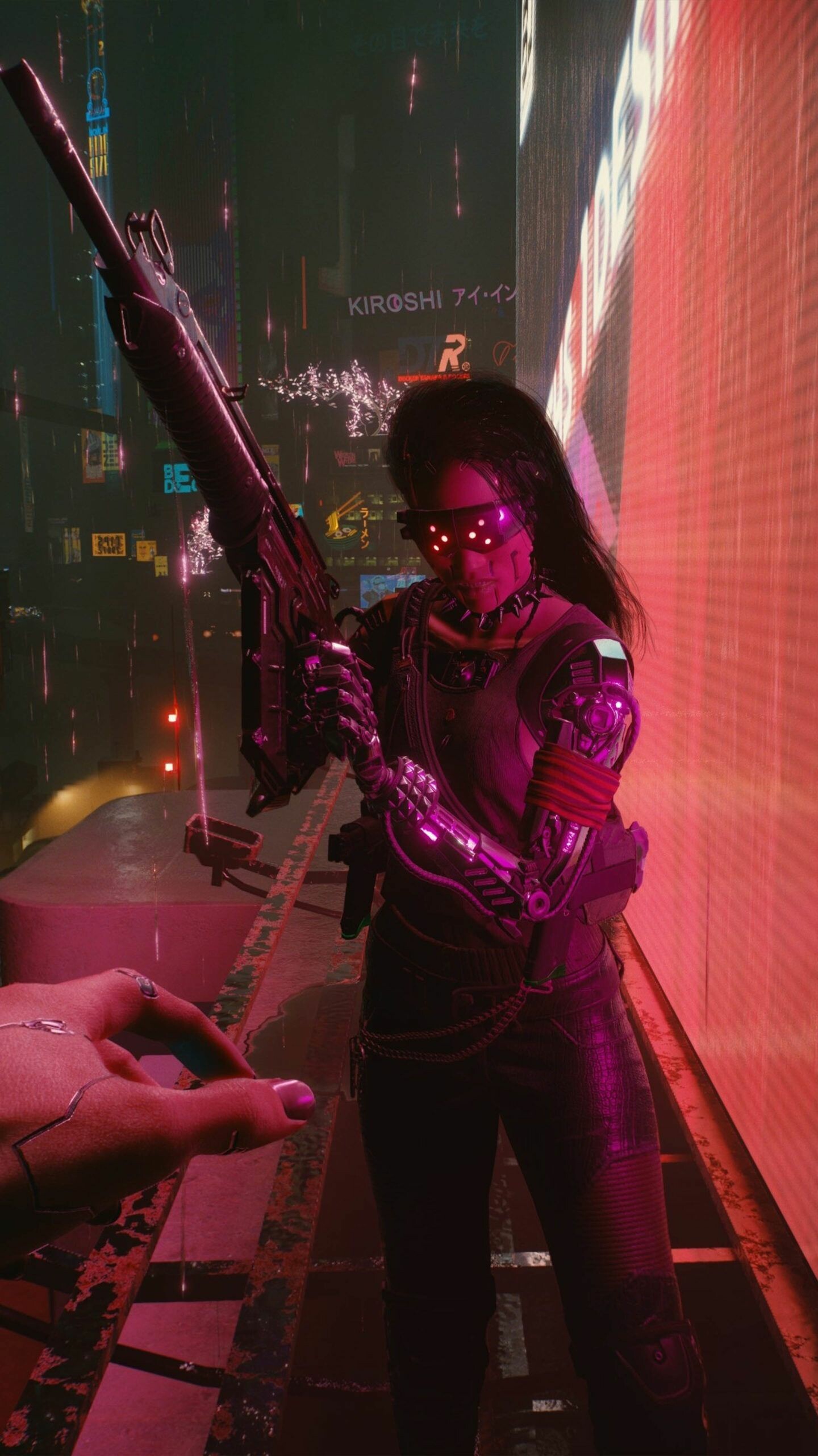 Cyberpunk 2077: Based on renowned pen-and-paper-RPG designer Mike Pondsmith's Cyberpunk system. 1440x2560 HD Background.