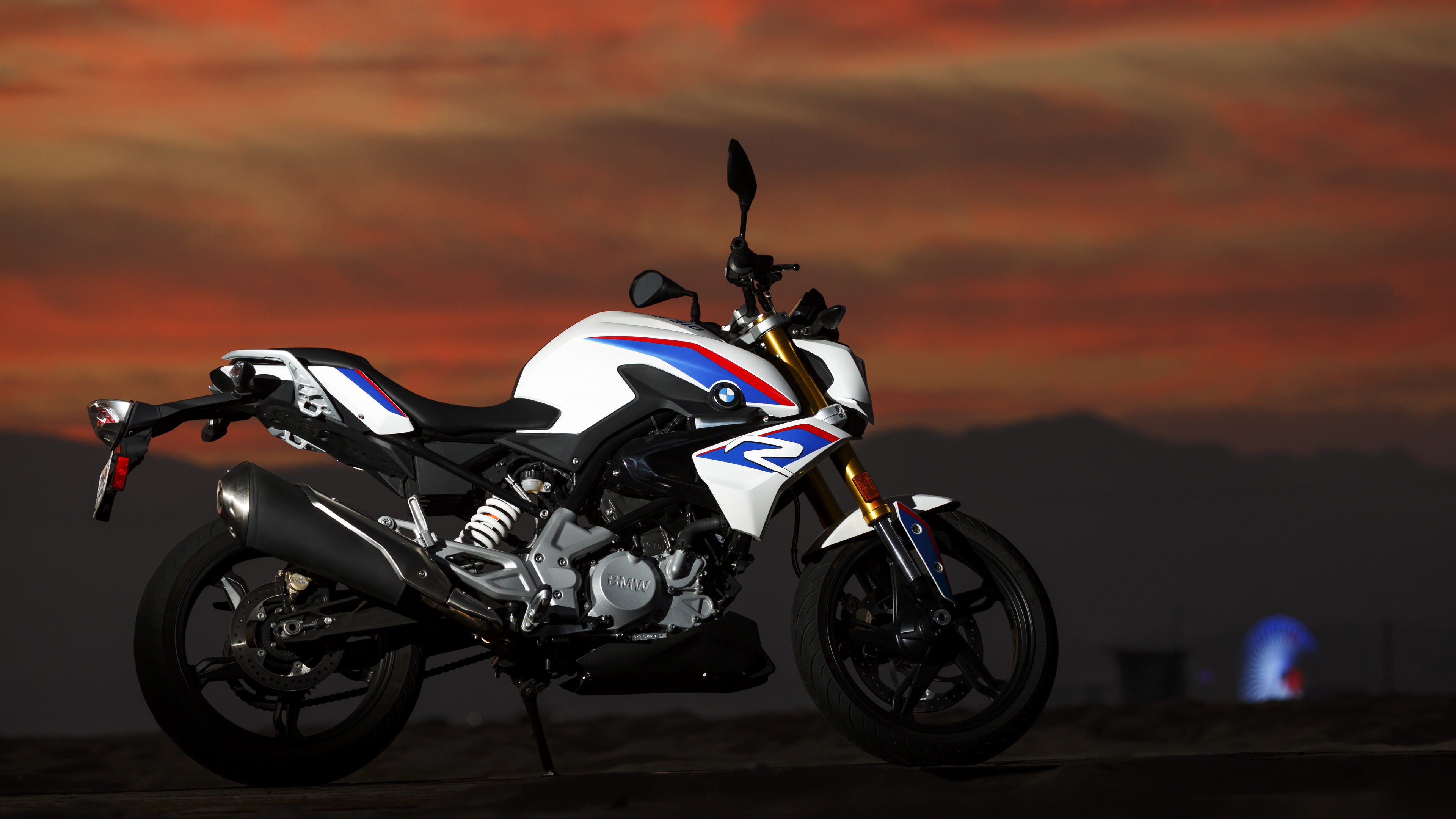 BMW G 310 R, Thrilling ride, Adventure bike, Stunning visuals, 3840x2160 4K Desktop