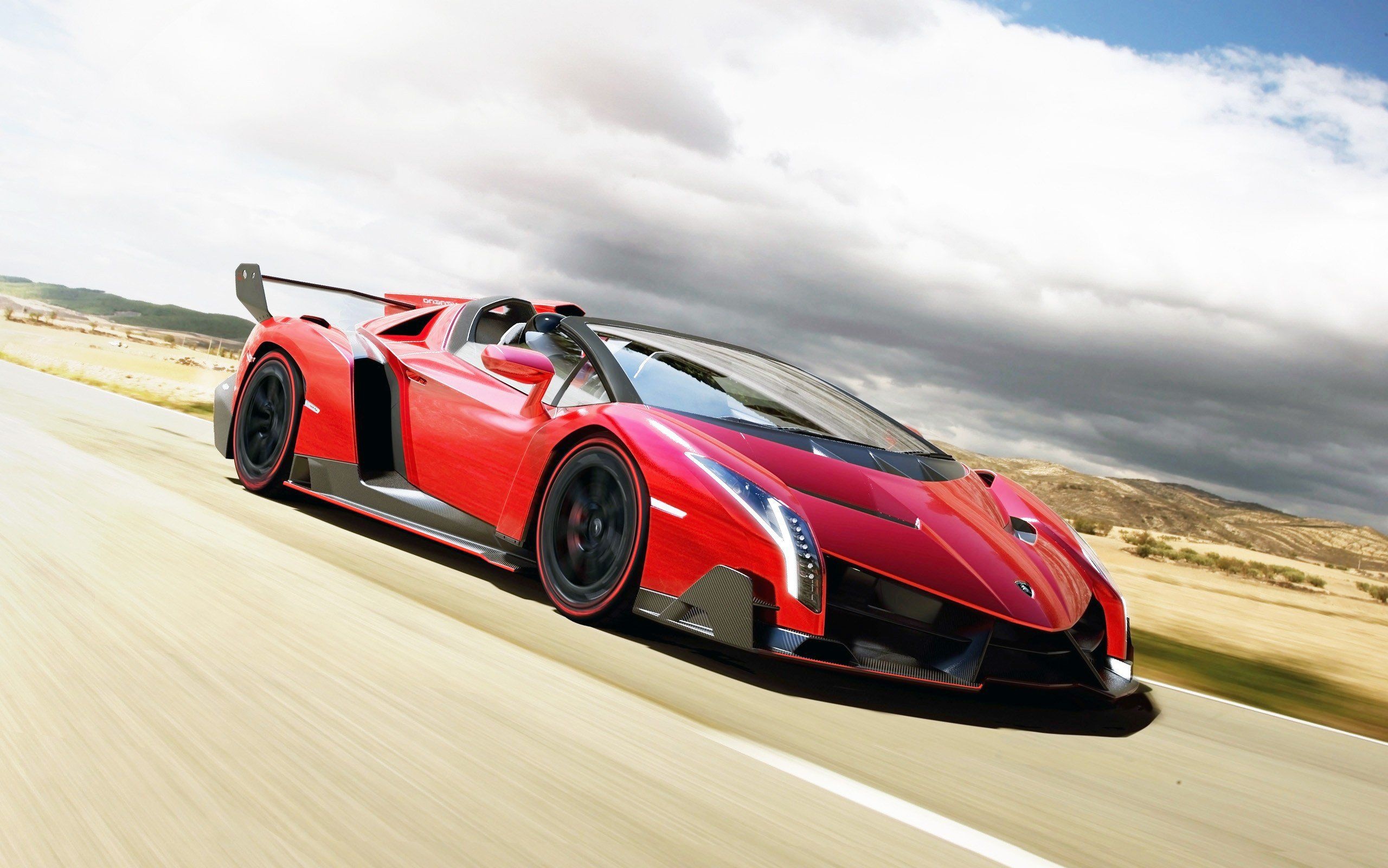 Lamborghini Veneno, Roadster edition, Dynamic backgrounds, Free wallpapers, 2560x1600 HD Desktop