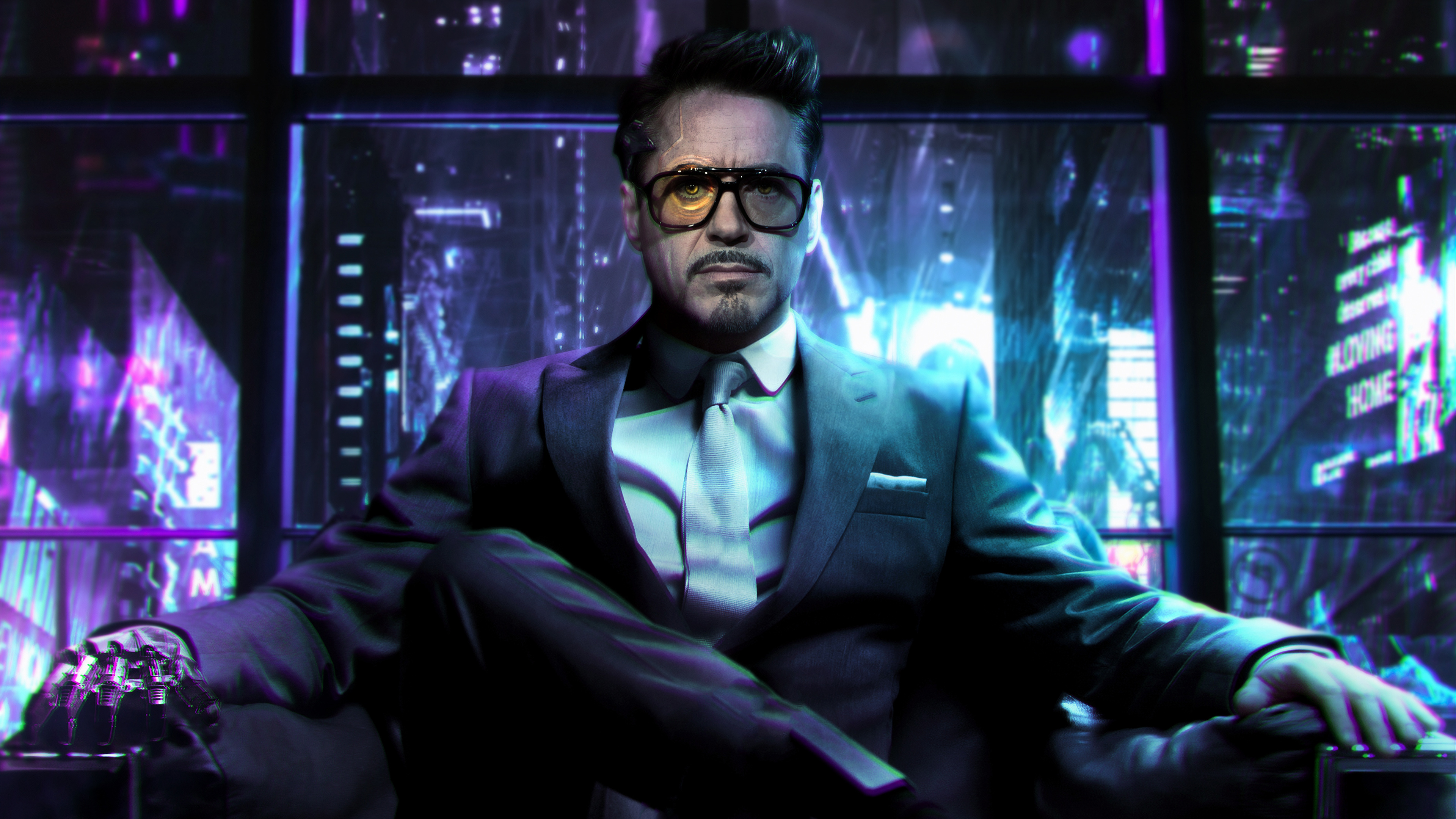 Cyberpunk 2077, Tony Stark, Games wallpapers, 3840x2160 4K Desktop