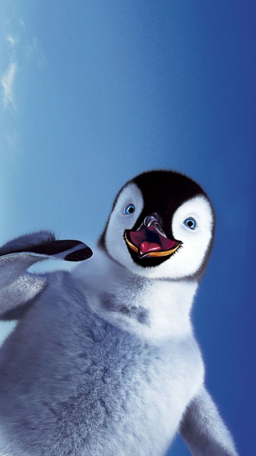 Happy Feet, Penguin wallpapers, Cute characters, Antarctic setting, 1080x1920 Full HD Handy