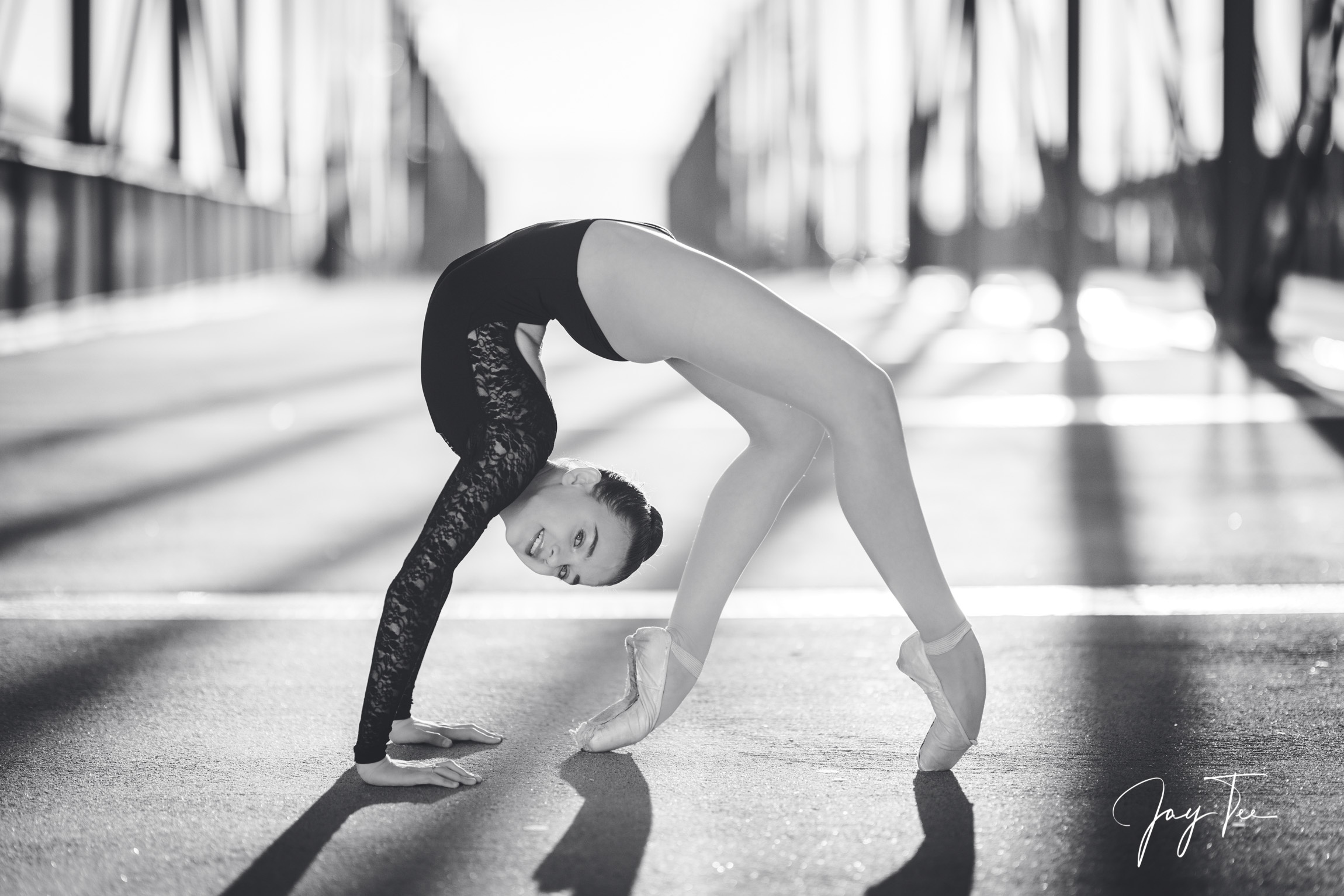 Acrobatic Sports: Dance, Ballet, Gymnastic trick, Flexibility. 2300x1540 HD Background.