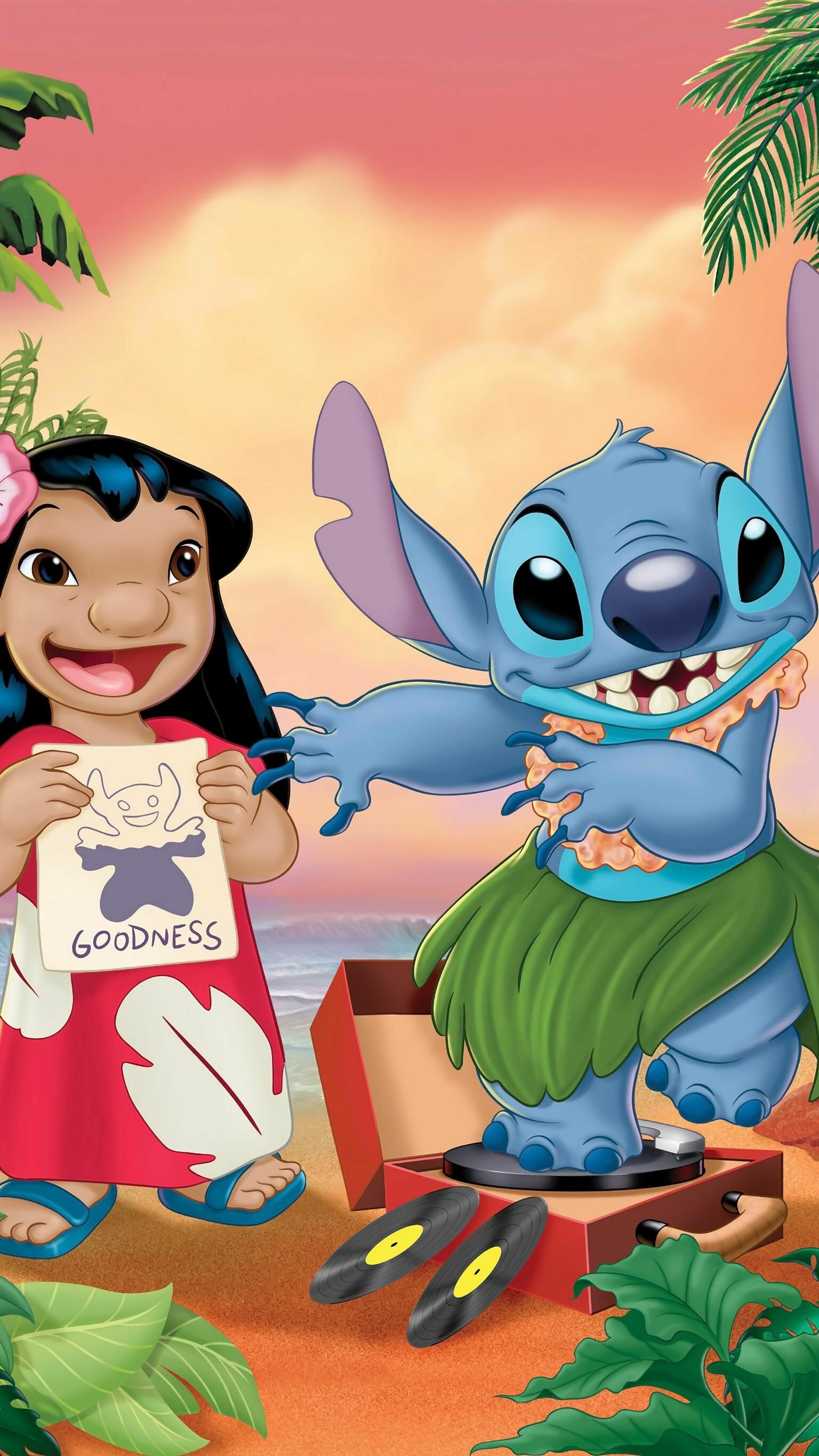 Lilo and Stitch: Produced by Walt Disney Feature Animation and released by Walt Disney Pictures. 1540x2740 HD Wallpaper.
