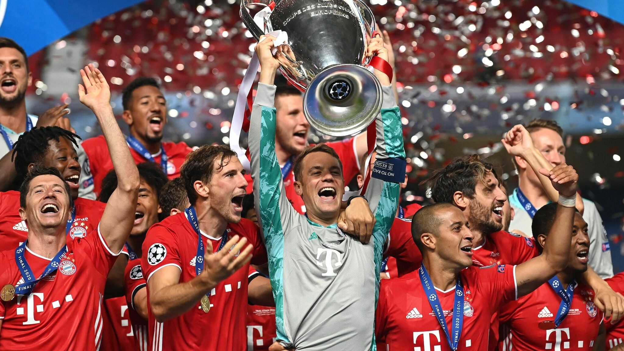 UEFA: FC Bayern Munich, German professional sports club, Six European Cup/UCL titles. 2050x1160 HD Wallpaper.