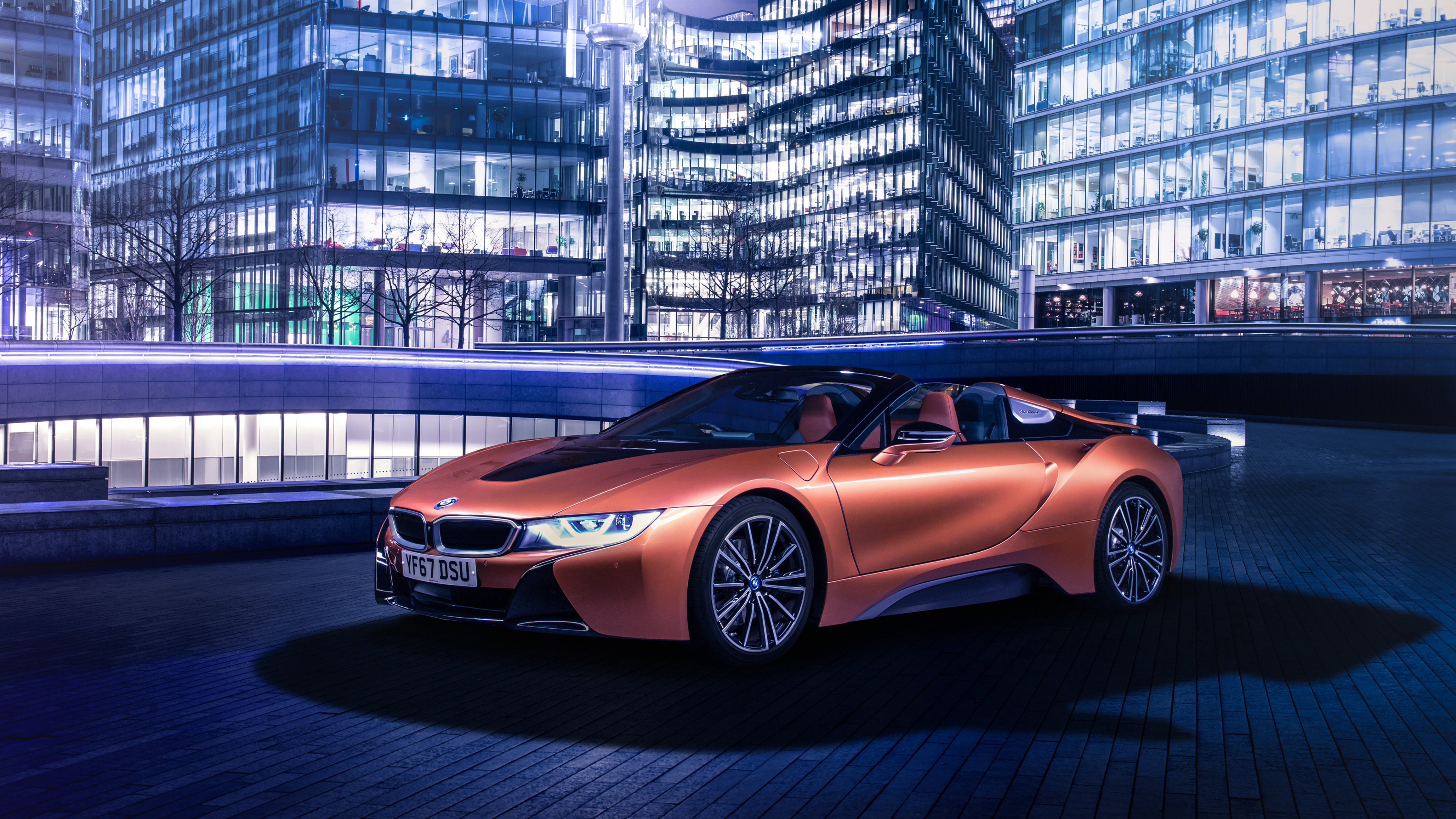 BMW i8, AC Schnitzer design, Orange sensation, Unmatched power, Automotive perfection, 3840x2160 4K Desktop