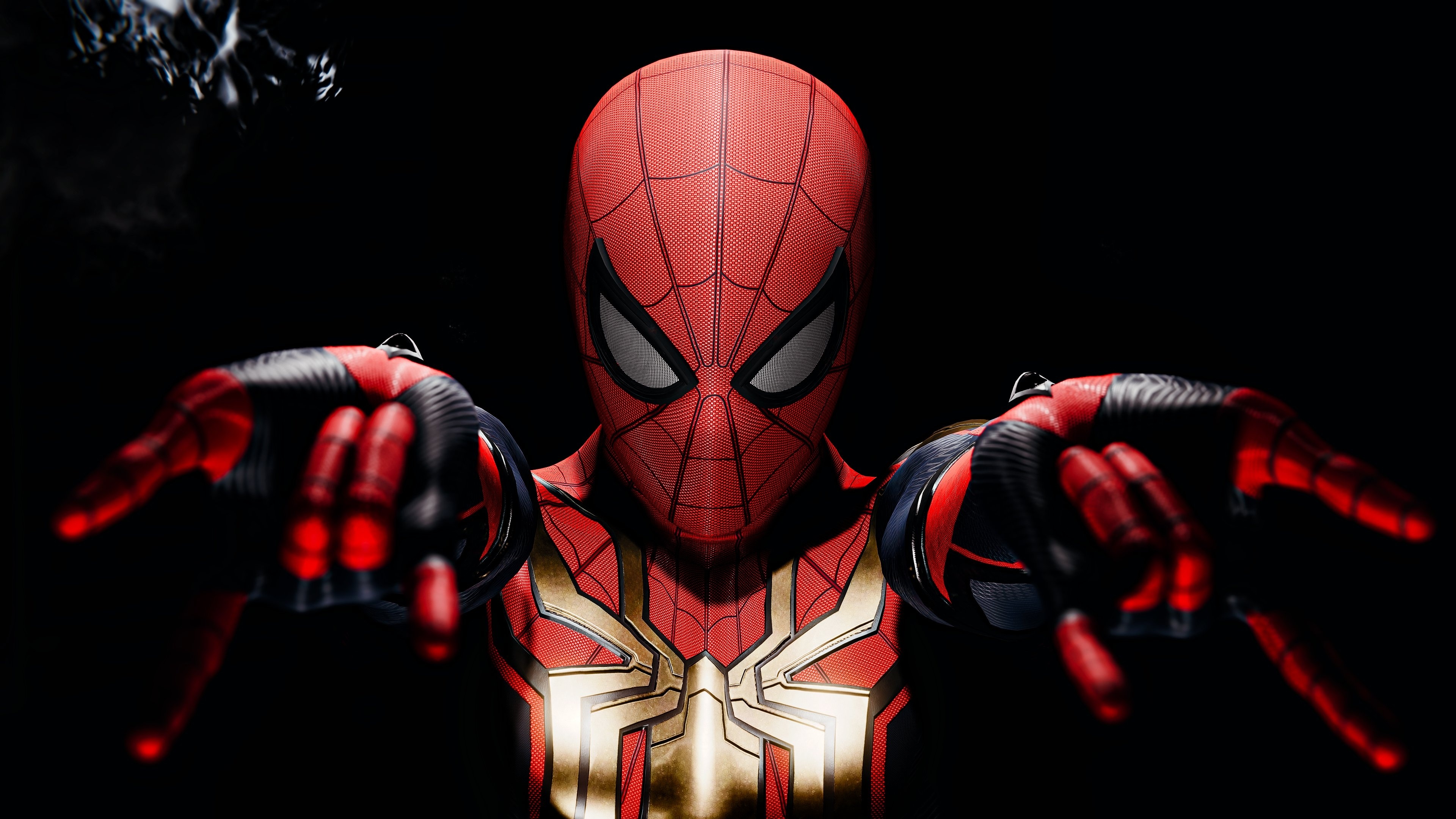 Iron Spider, Heroic armor, Marvel superhero, Epic battles, 3840x2160 4K Desktop