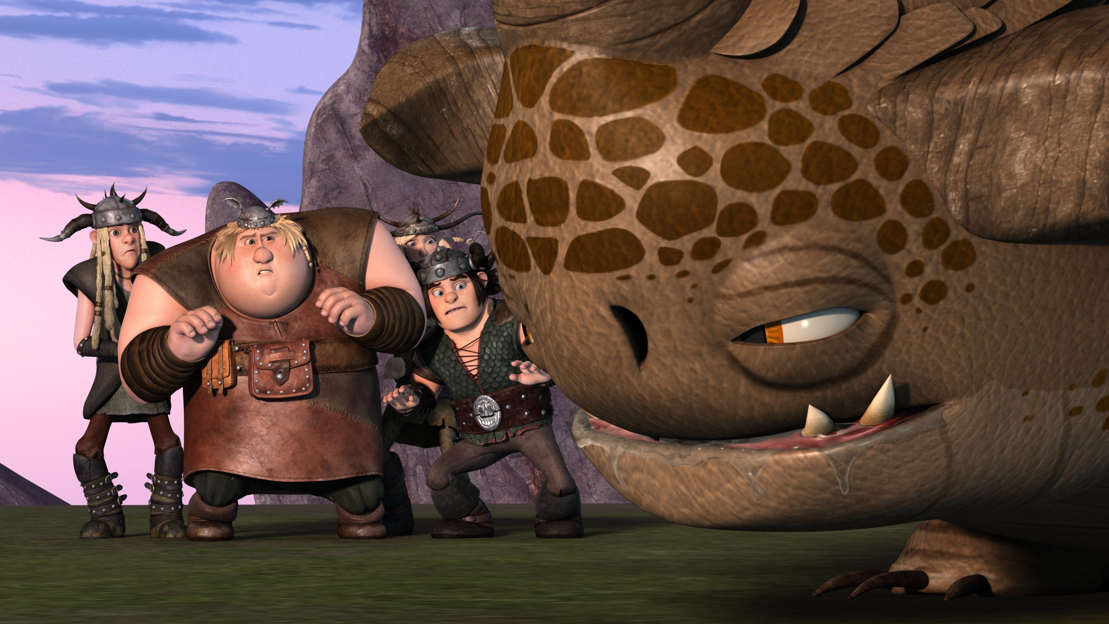 DreamWorks: How to train your dragon, Computer-animated action fantasy film, 2010. 3840x2160 4K Wallpaper.