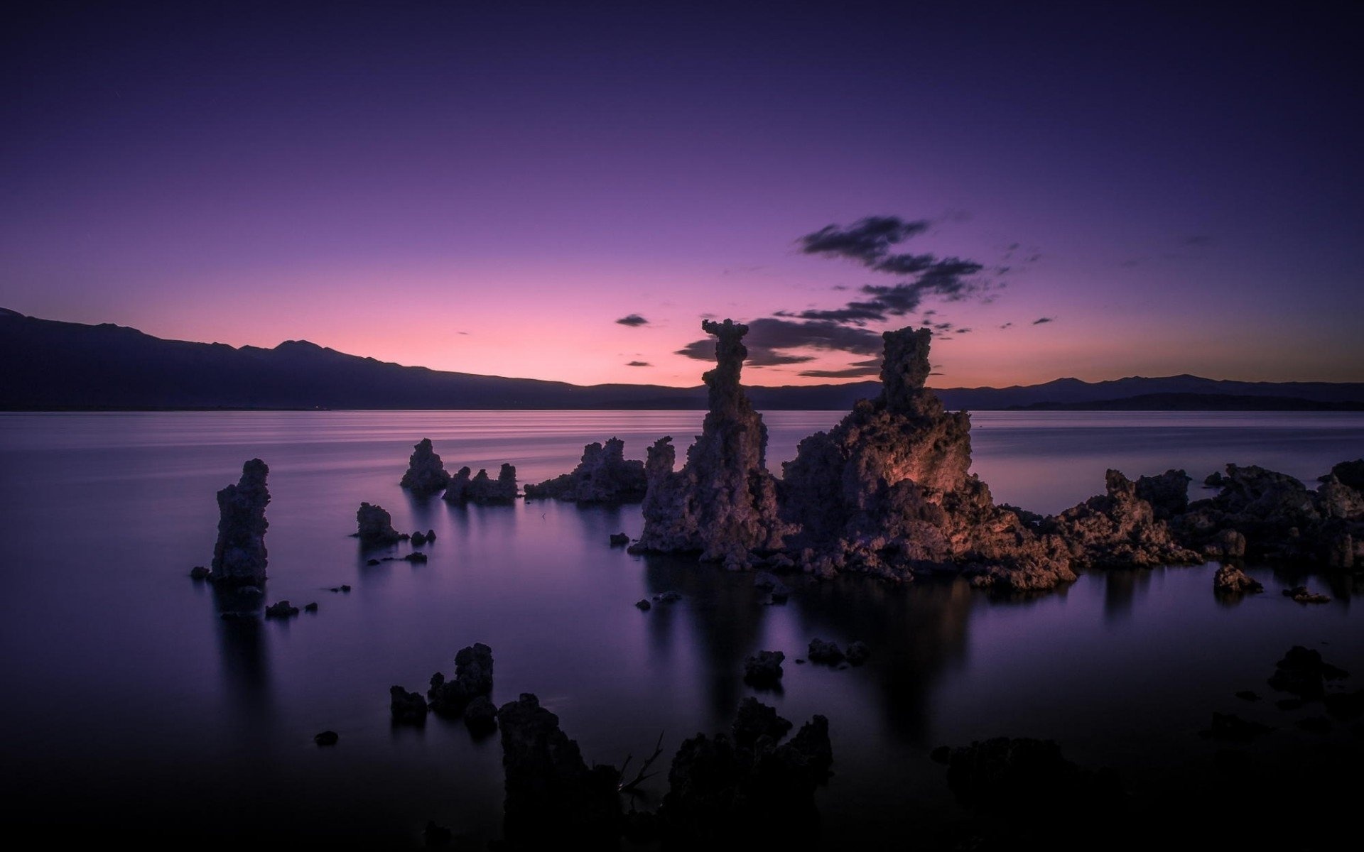 Mono Lake, Beautiful lake, Peaceful setting, Tranquil waters, 1920x1200 HD Desktop